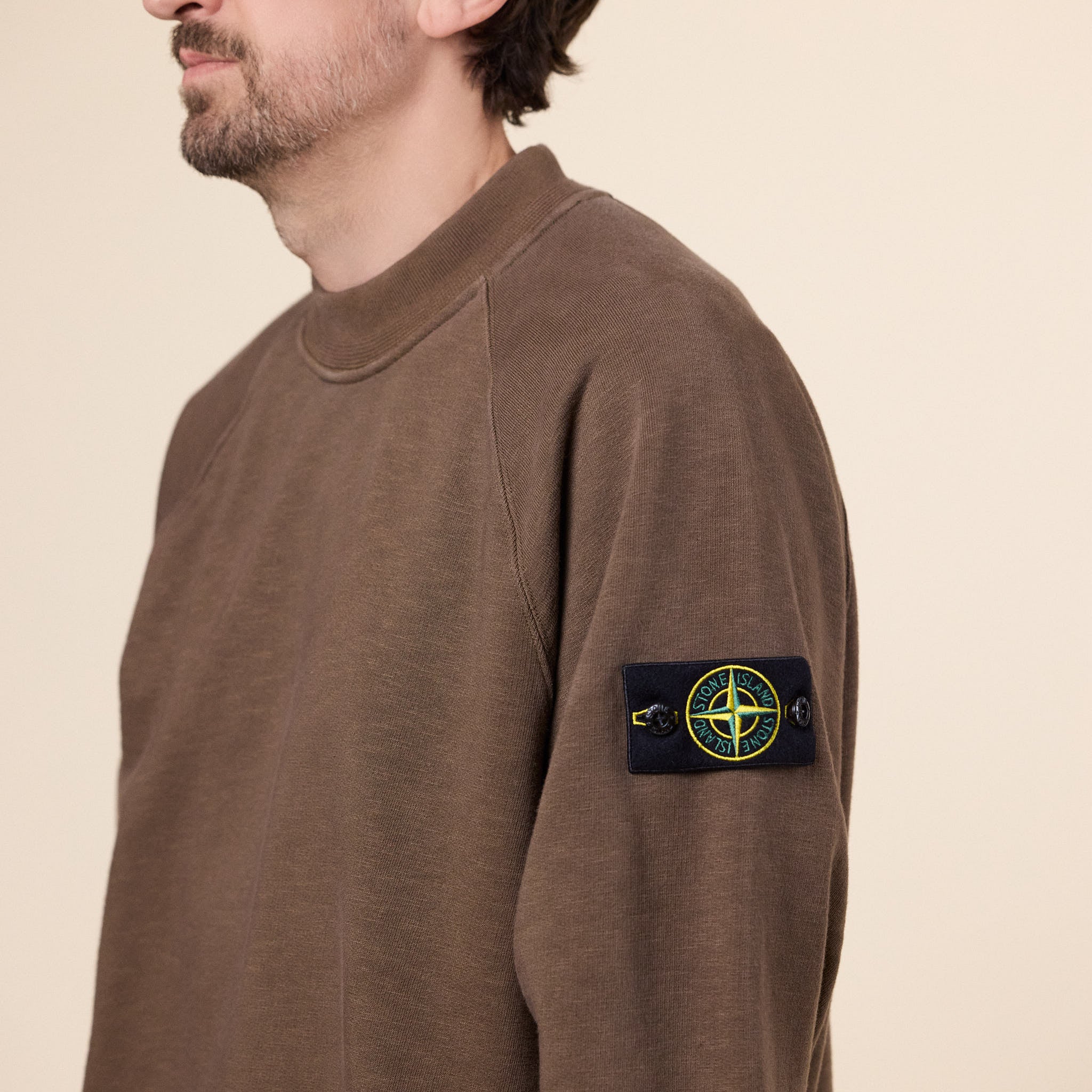 Stone Island - Tubular Cotton Fleece - Umber