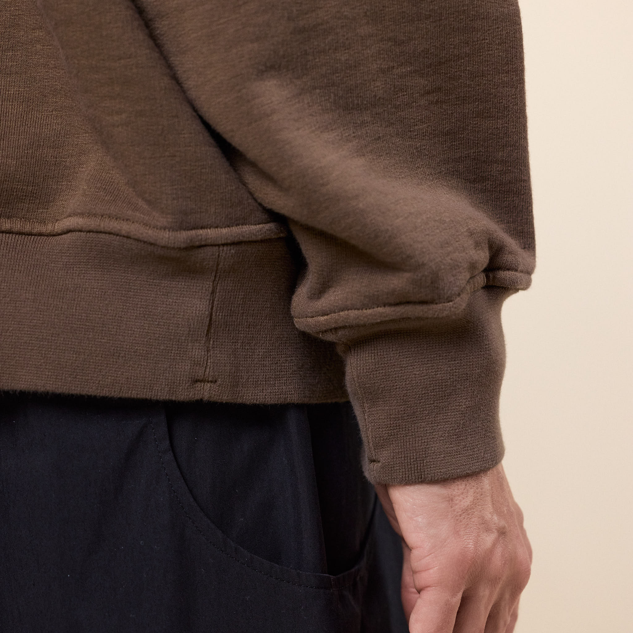 Stone Island - Tubular Cotton Fleece - Umber