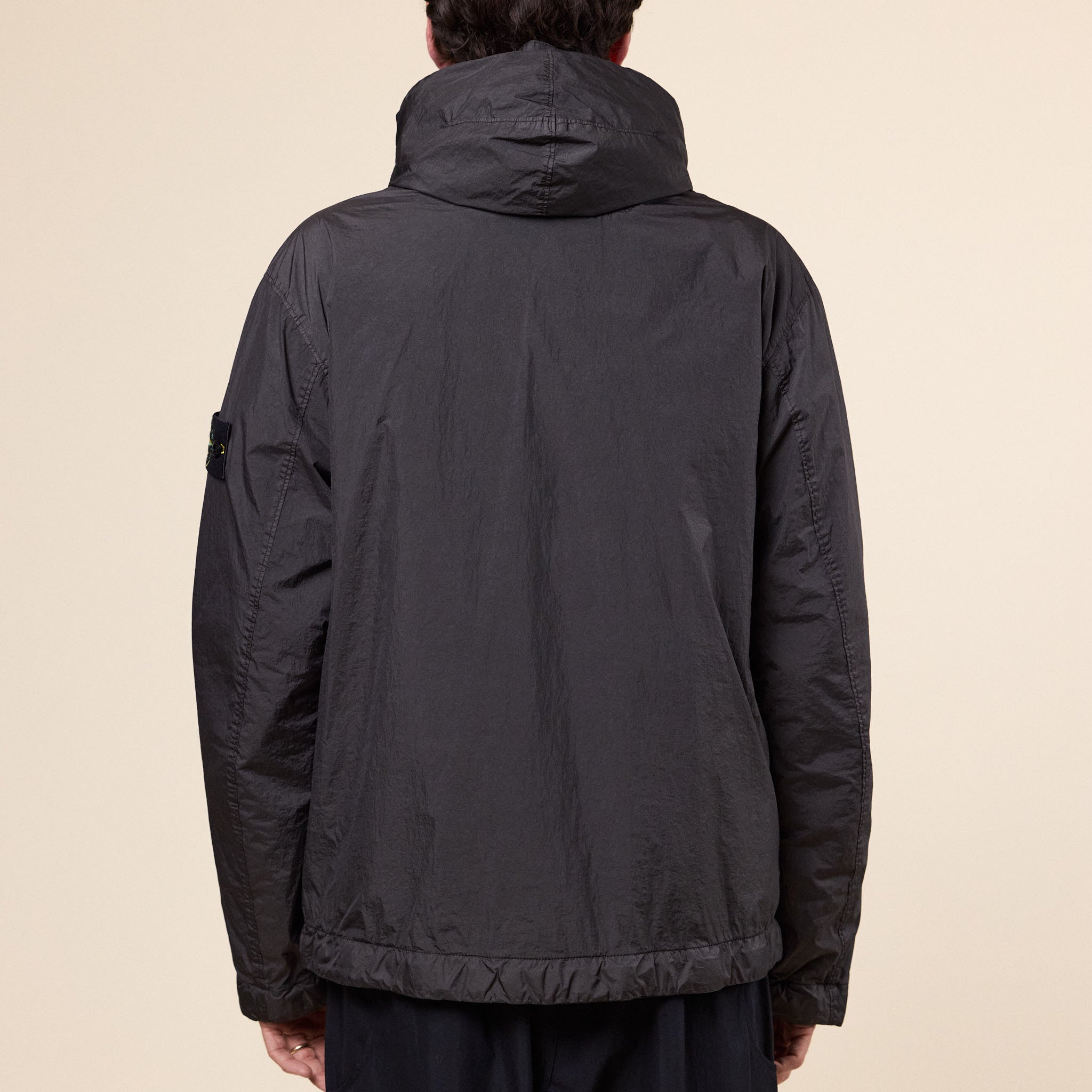 Stone Island - Garment Dyed Crinkle Reps NY No Seasons Hooded Jacket - Lead Grey