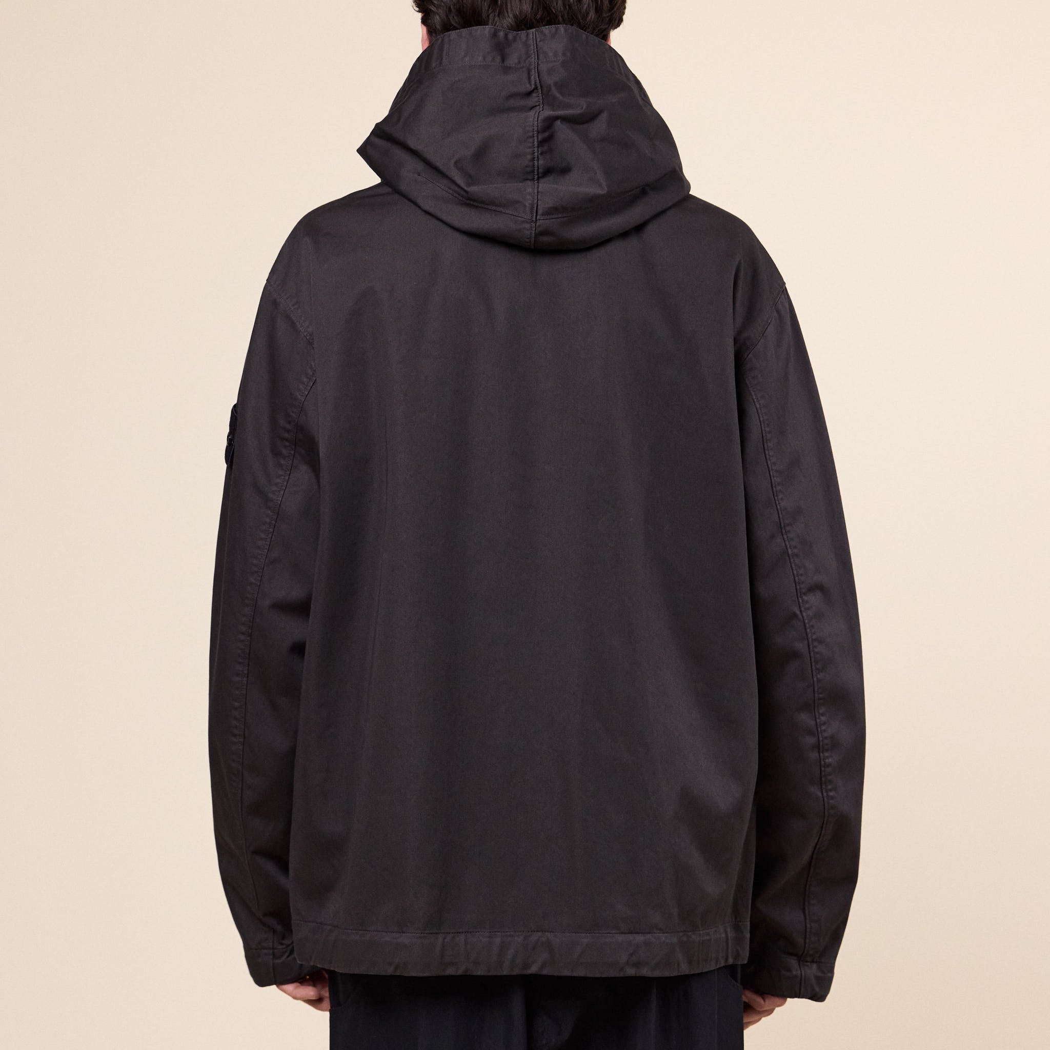 Stone Island - Raso Gommato Cover Trasparente-TC No Seasons Hooded Jacket - Lead Grey