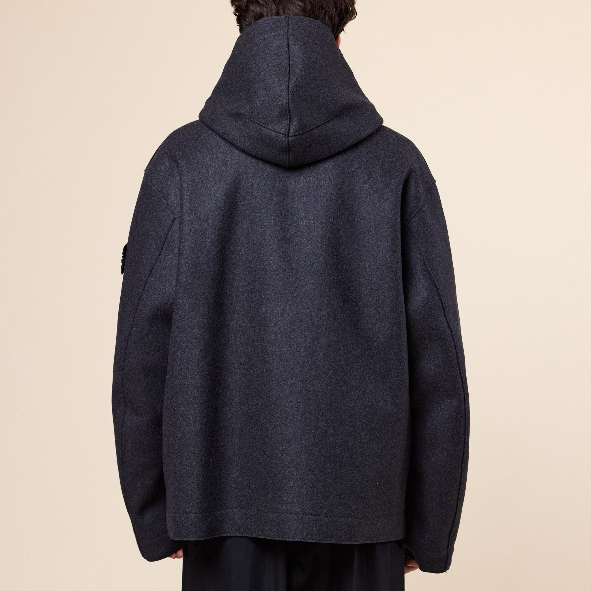 Stone Island - Panno No Seasons Padded Hooded Jacket - Lead Grey