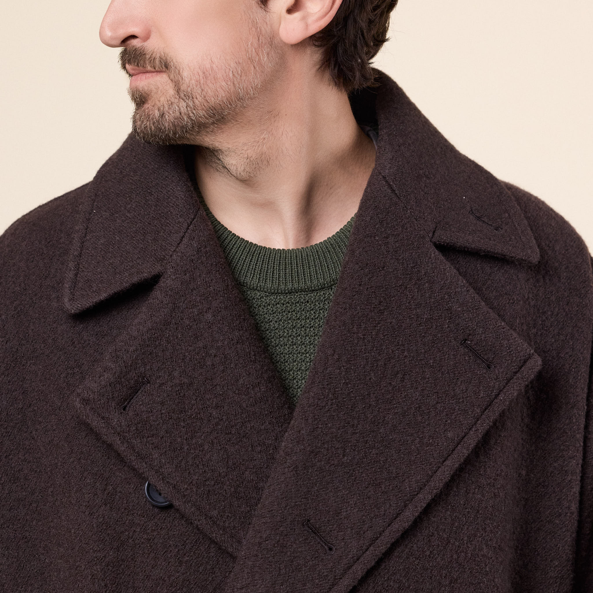 IM Men - Fuller Wool Coat - Brown