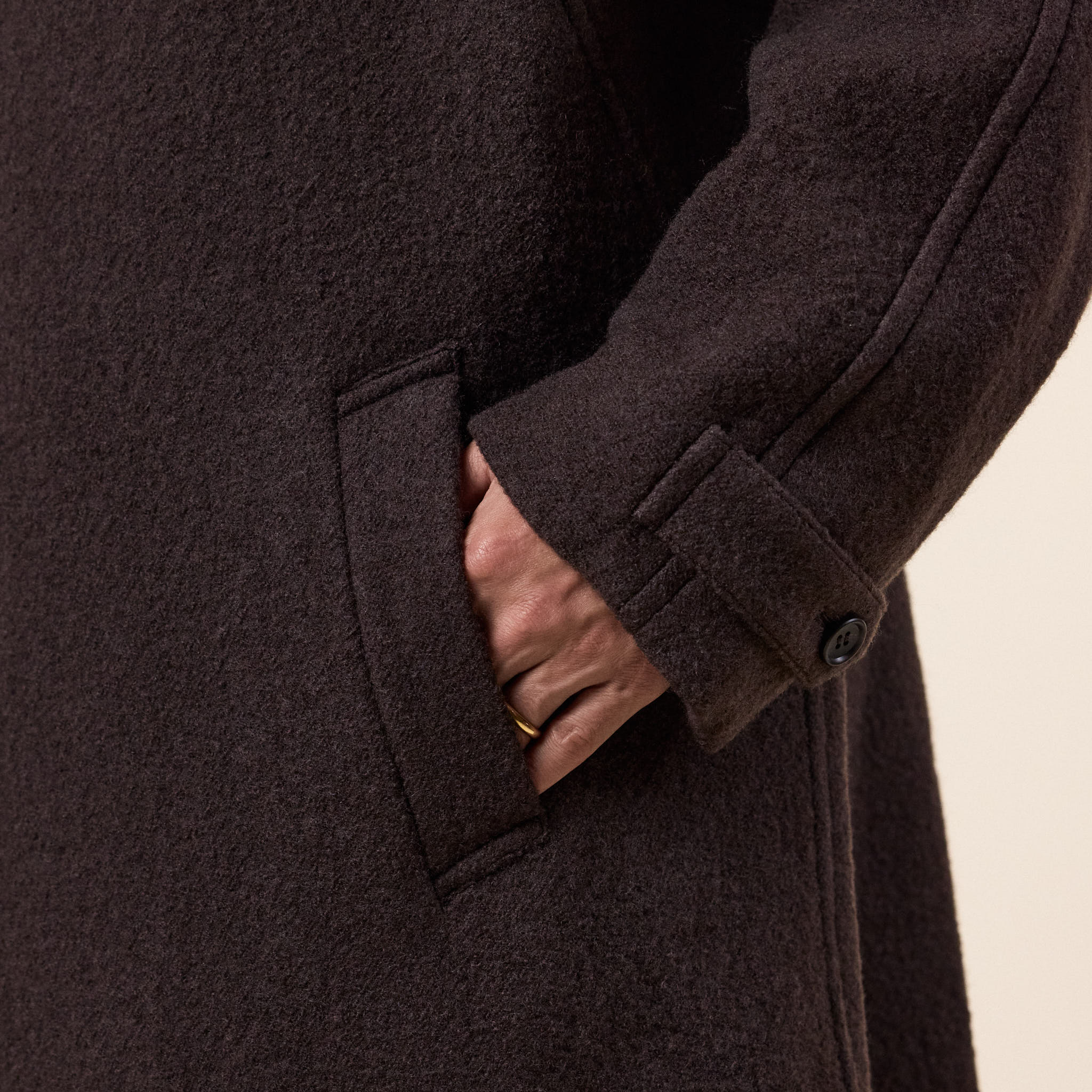 IM Men - Fuller Wool Coat - Brown