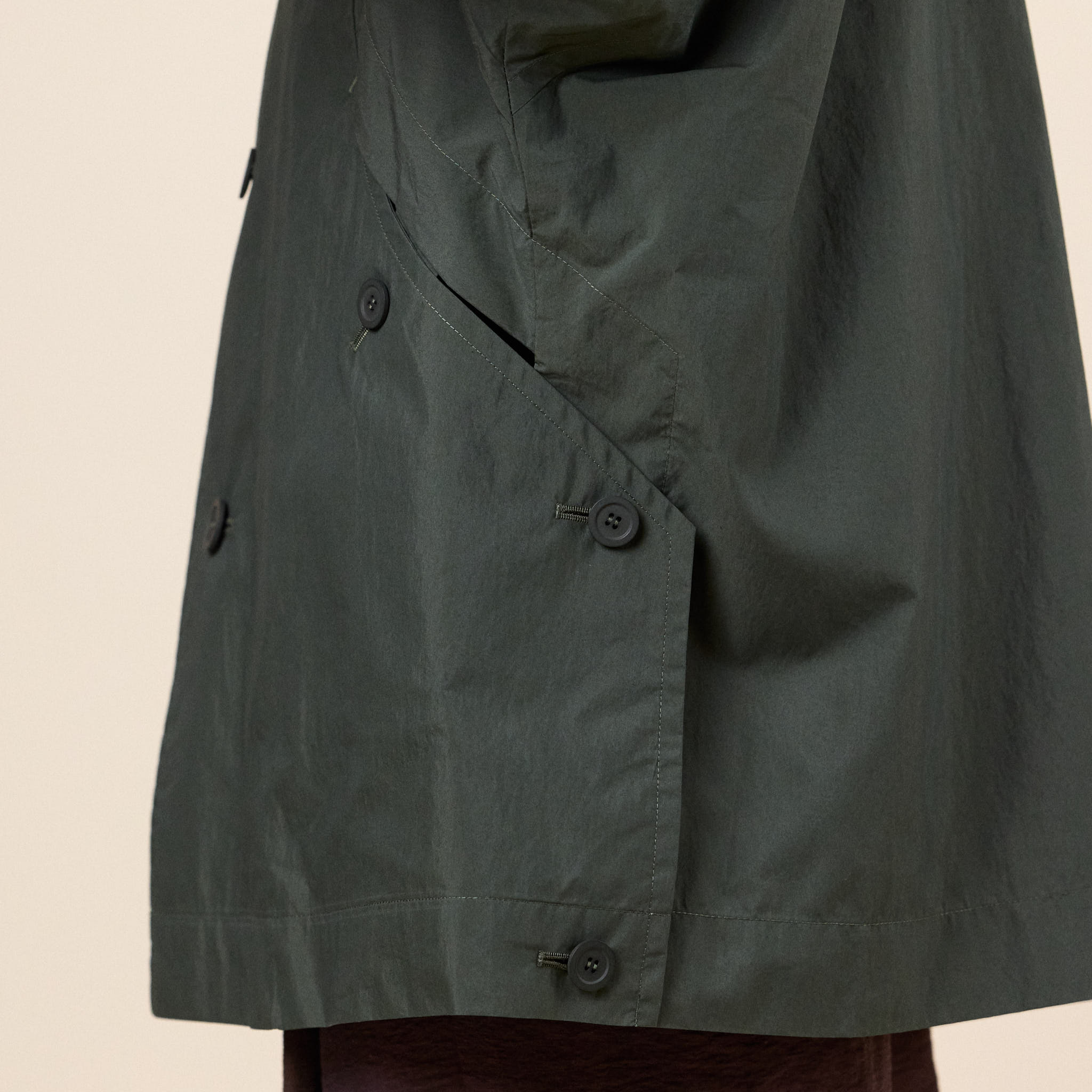 Homme Plissé Issey Miyake - Slit Coat Blouson - Green