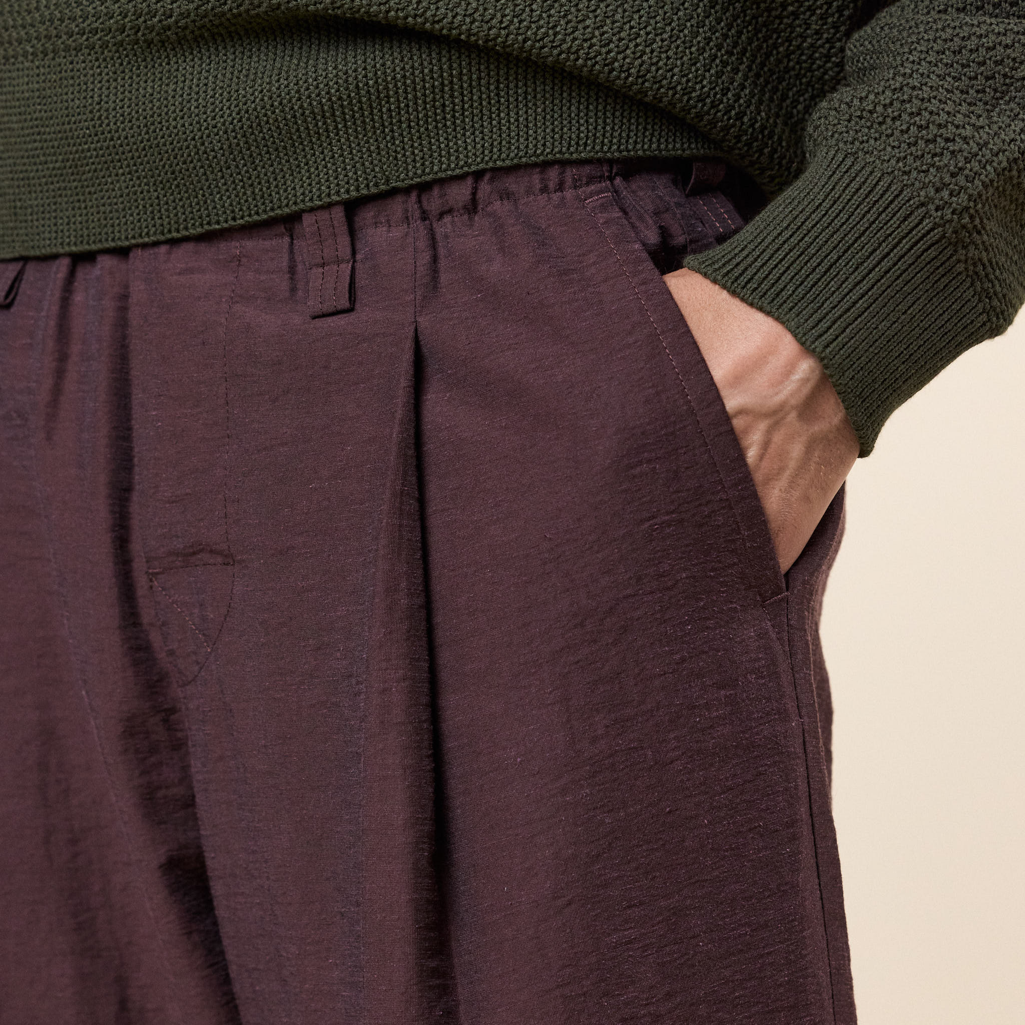 Homme Plissé Issey Miyake - Opacity Trousers - Brown