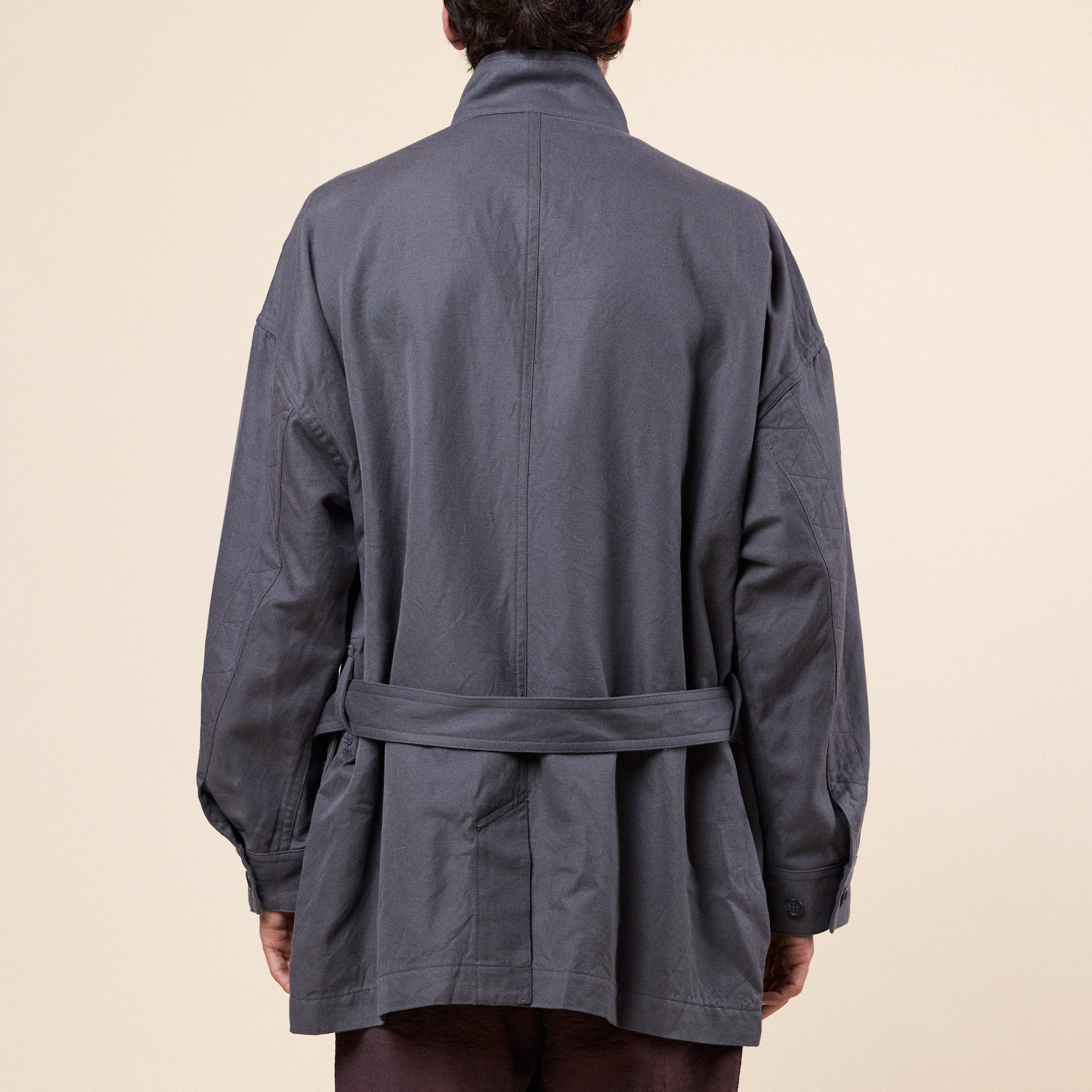 IM Men - Tough Wool Cotton Jacket - Charcoal Grey