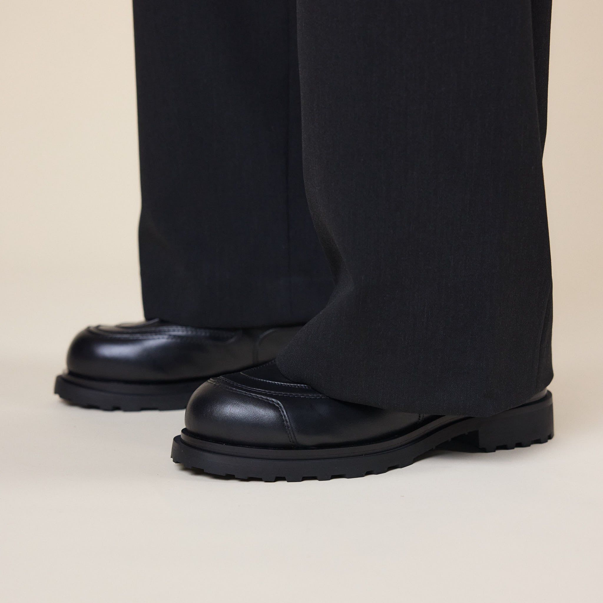 J.L-A.L - Tracer Derby Shoes - Shungite Black