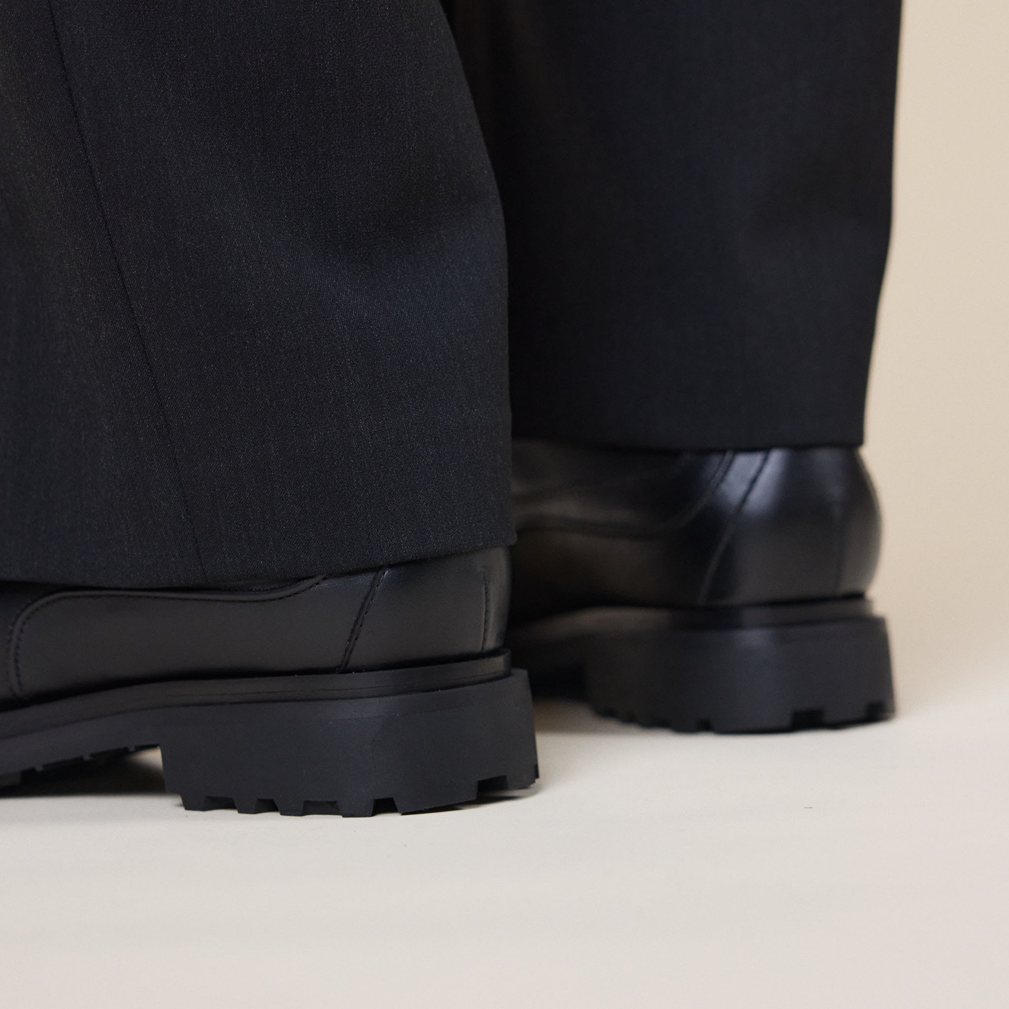 J.L-A.L - Tracer Derby Shoes - Shungite Black