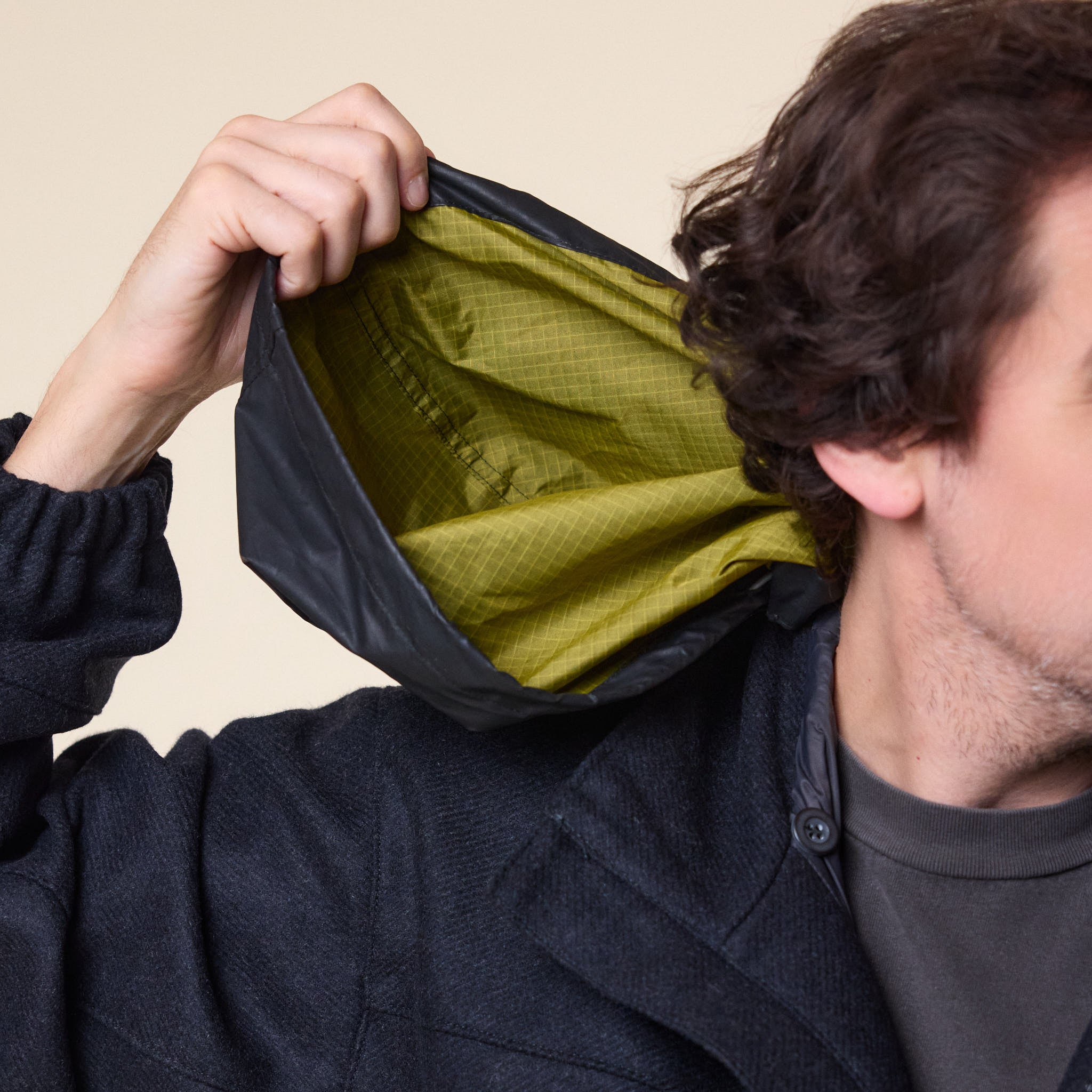 GR10K - Panno Hooded Jacket - Brood Grey