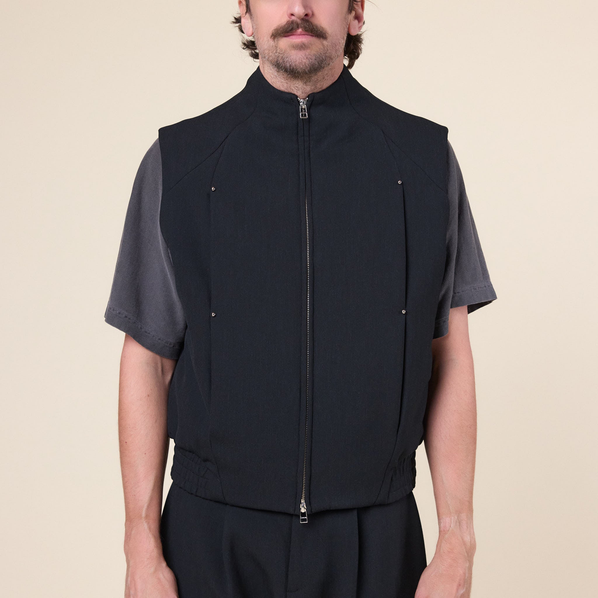 J.L-A.L - Uvez Gilet - Shungite Black