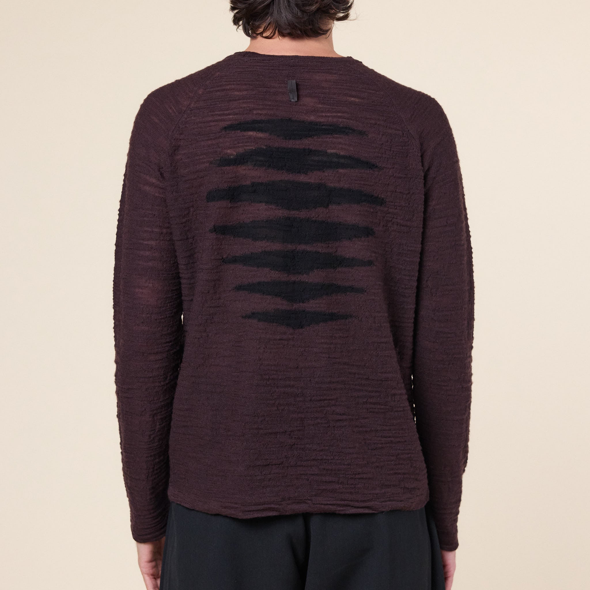 J.L-A.L - Valio Knitted Long Sleeve Top - Terra Brown