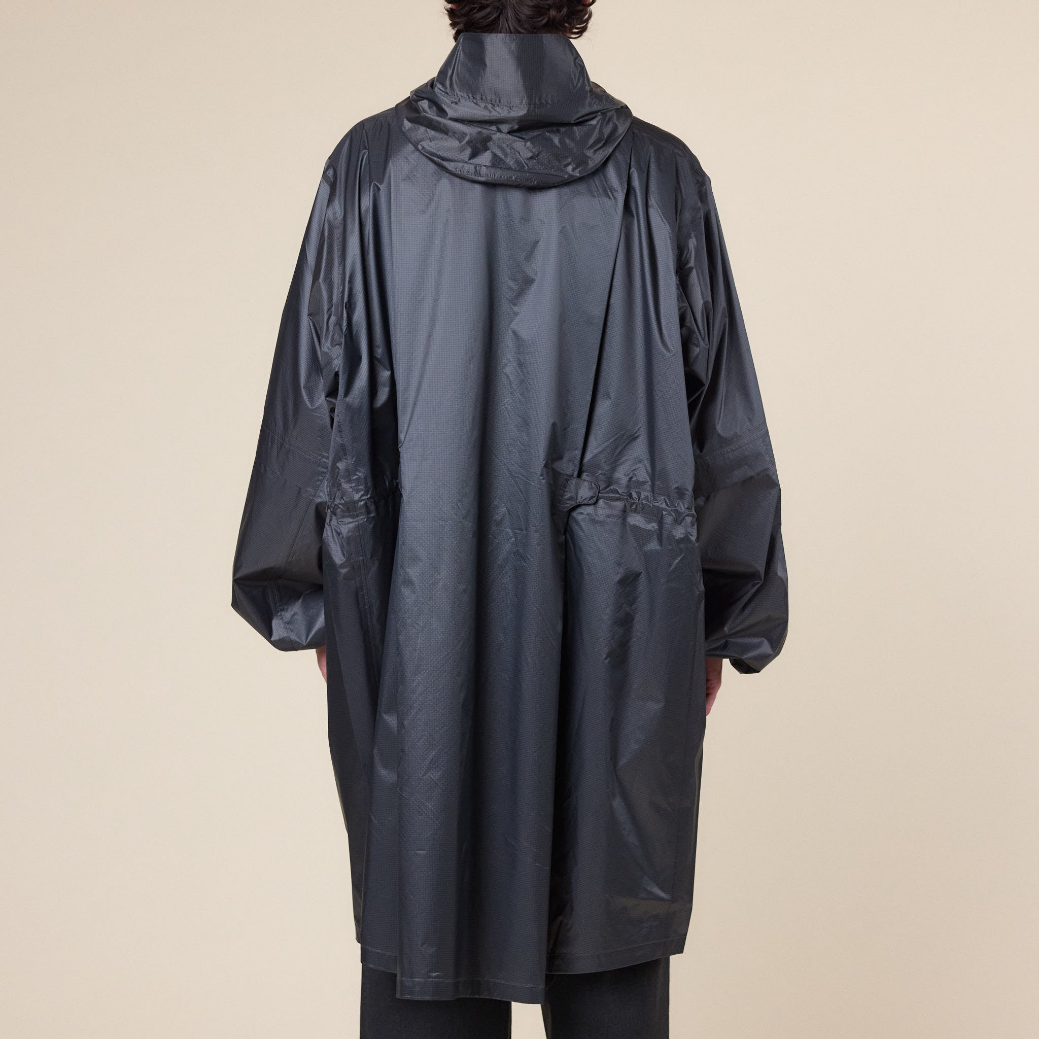 Roa Hiking - Surface Packable Grid Rain Coat - Dark Grey