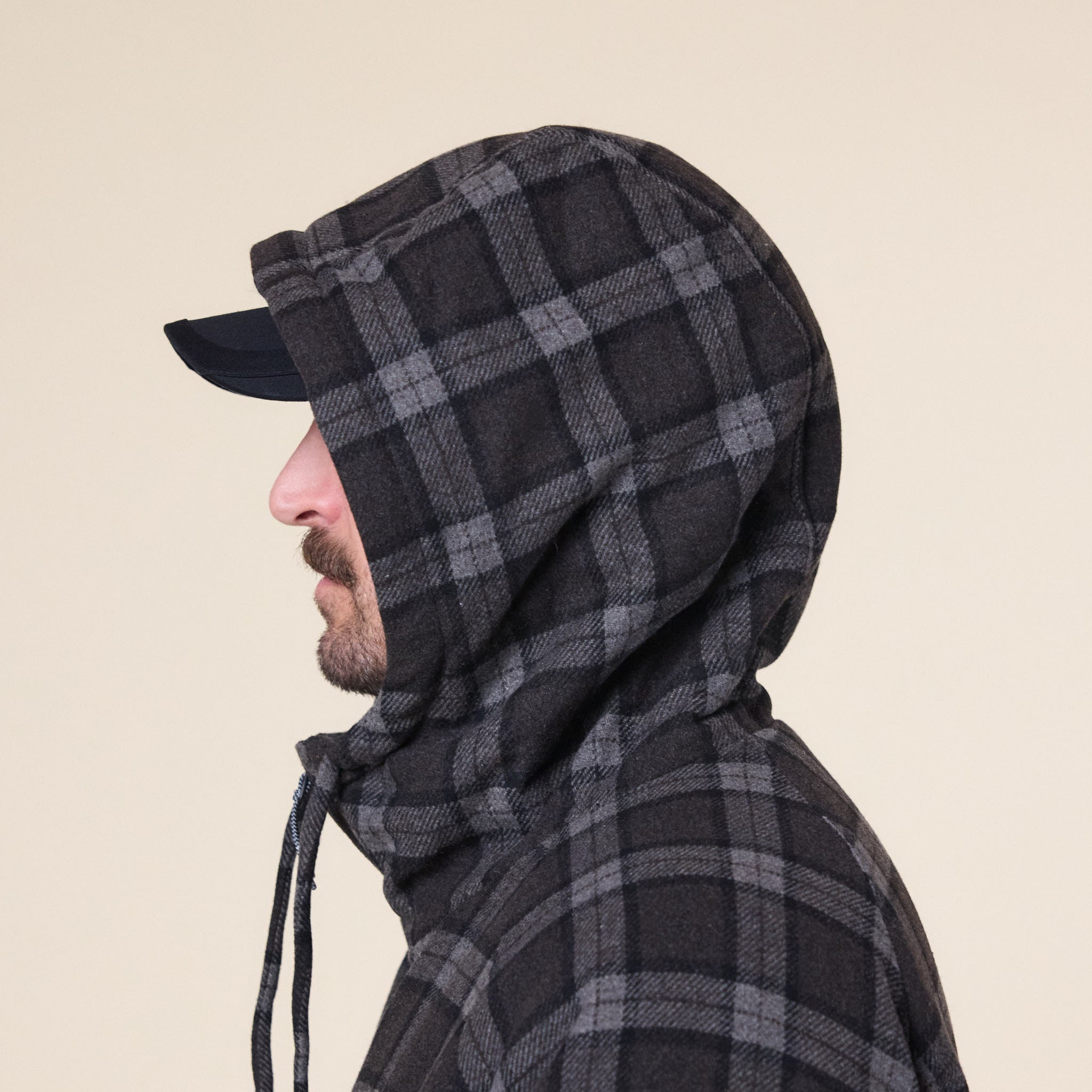 Roa Hiking - Logger Wool Primaloft Checked Jacket - Anthracite