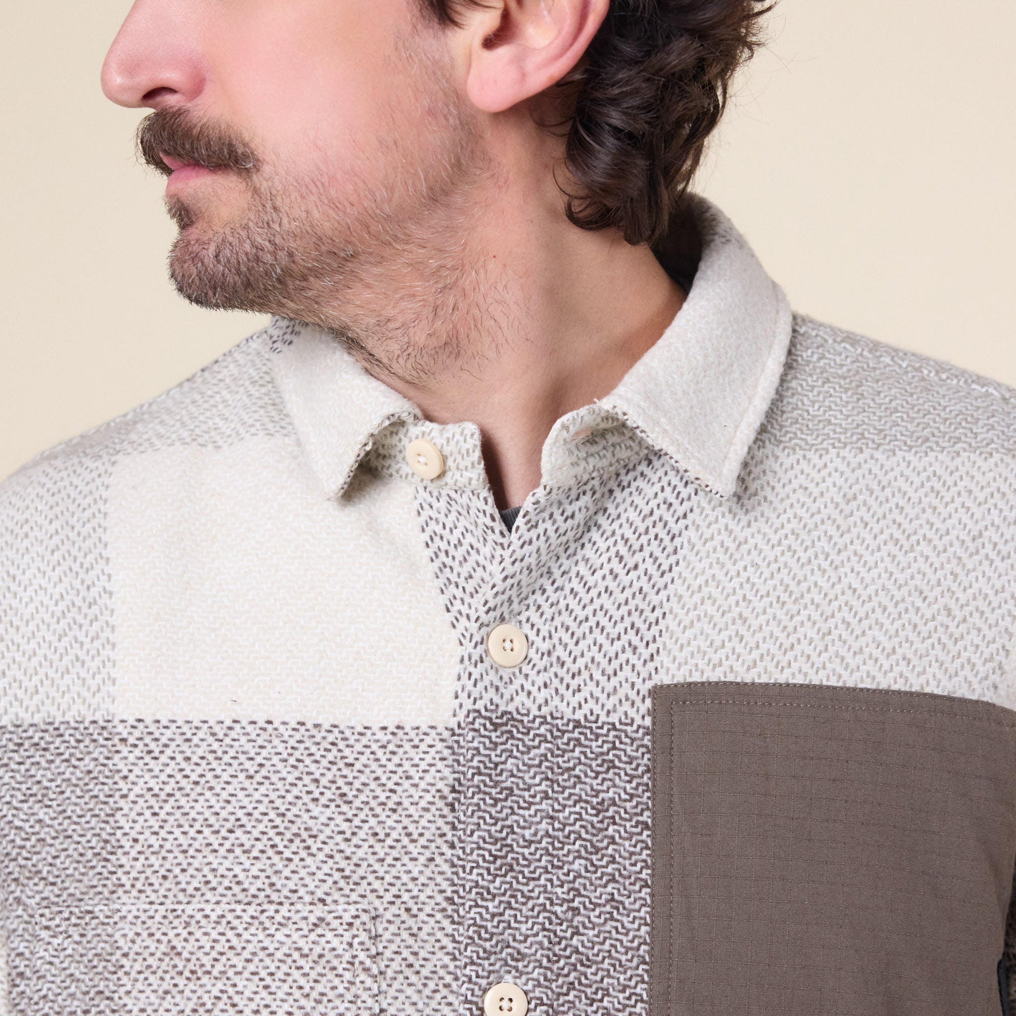 Earth / Studies - MS-109 Flannel Research Shirt - Ponderosa Strata