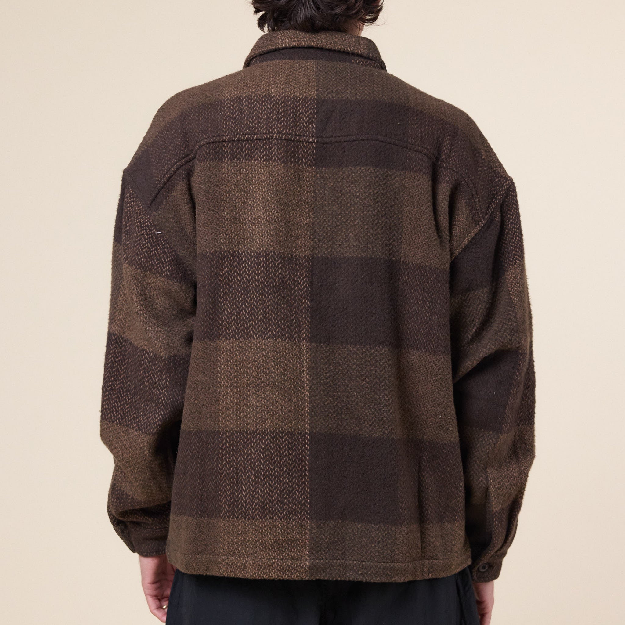 Earth / Studies - MS-109 Flannel Research Shirt - Fir Strata