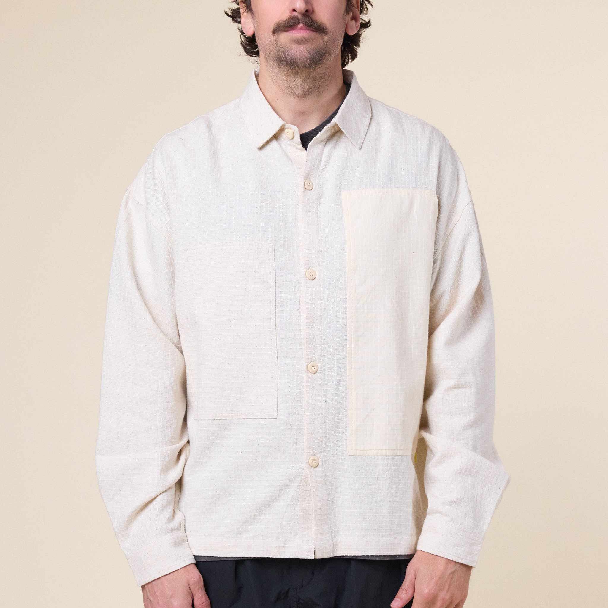 Earth / Studies - MS-109 Research Shirt - Earth White Strata