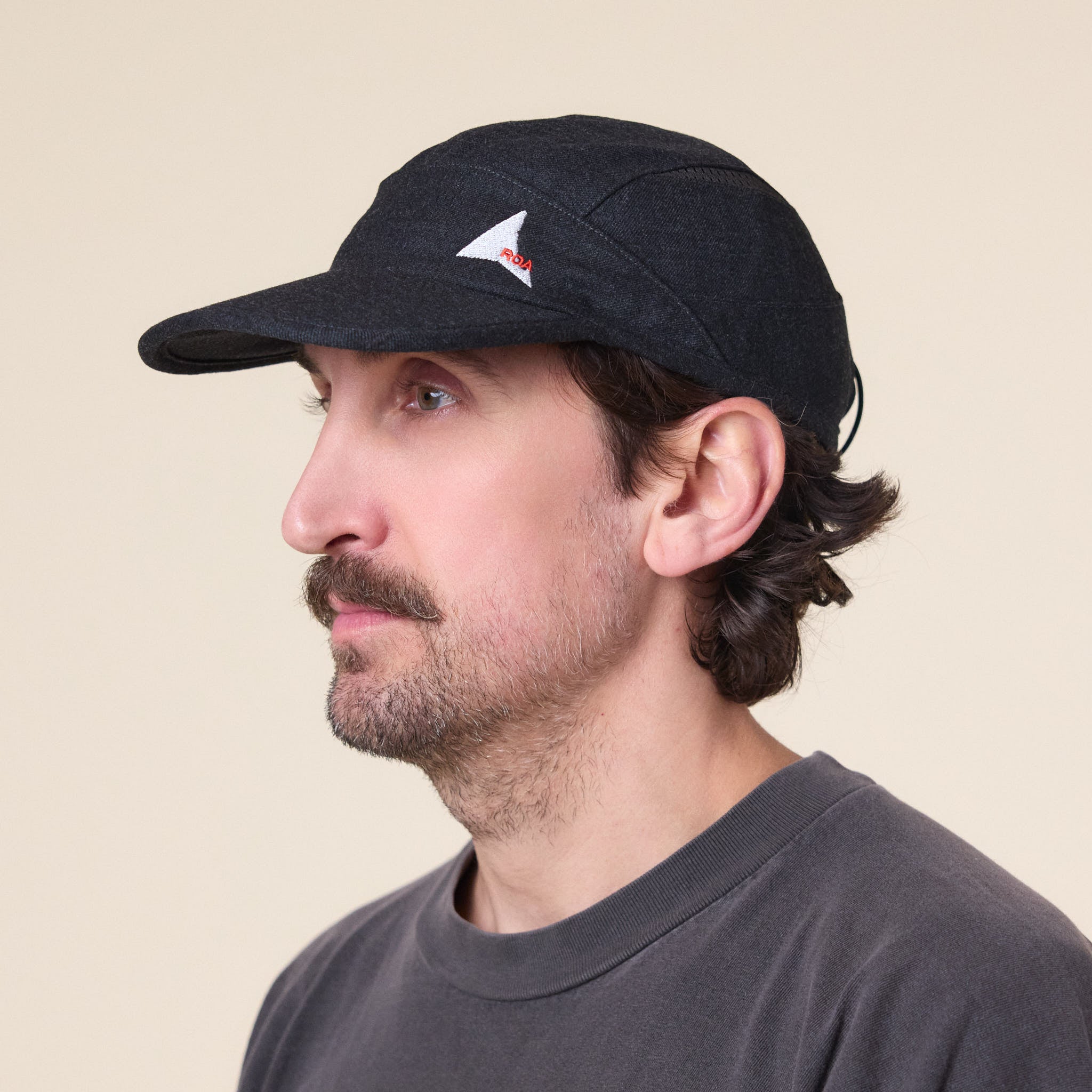 Roa Hiking - Bri Wool Twill Cap - Anthracite