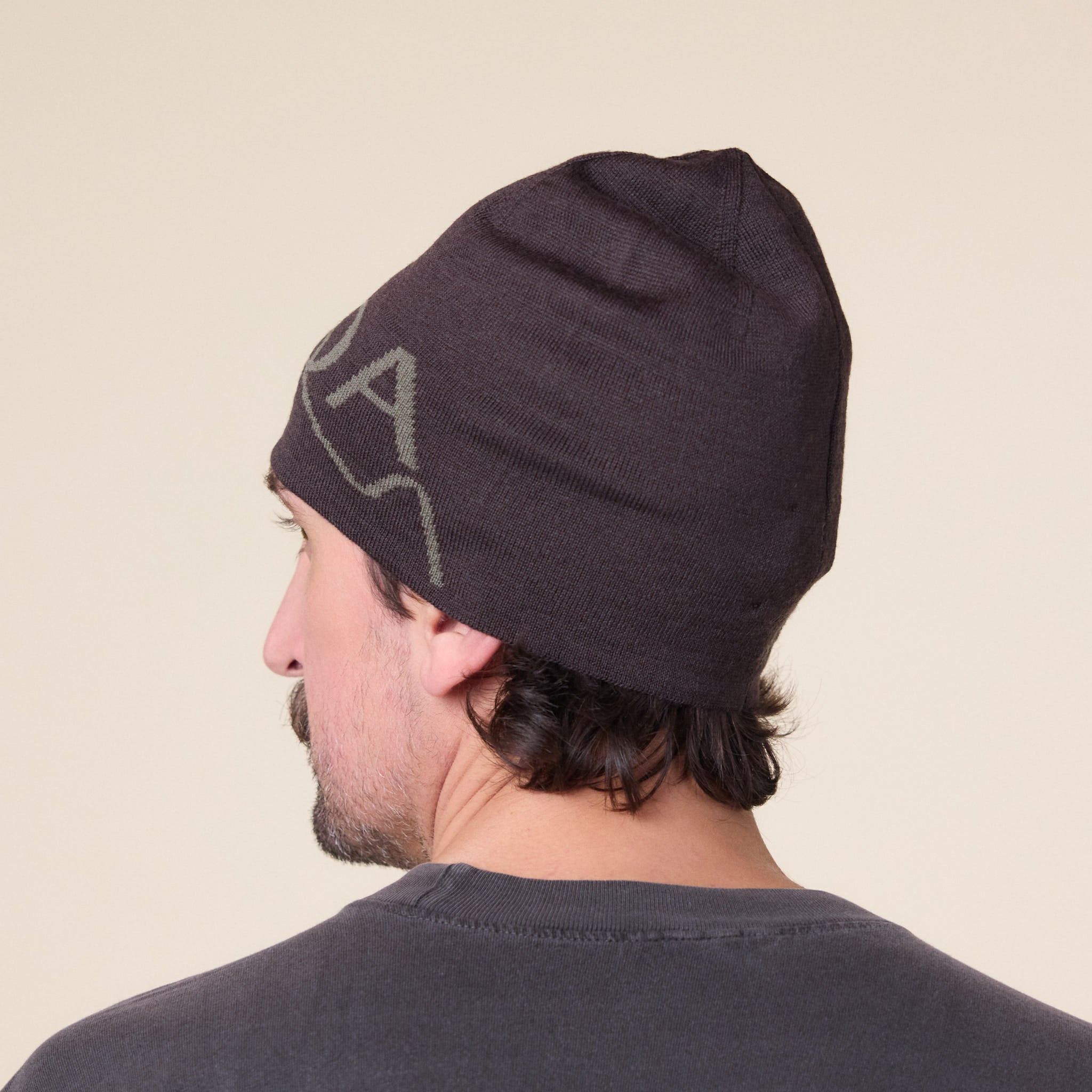 Roa Hiking - Logo Wool Beanie - Brown