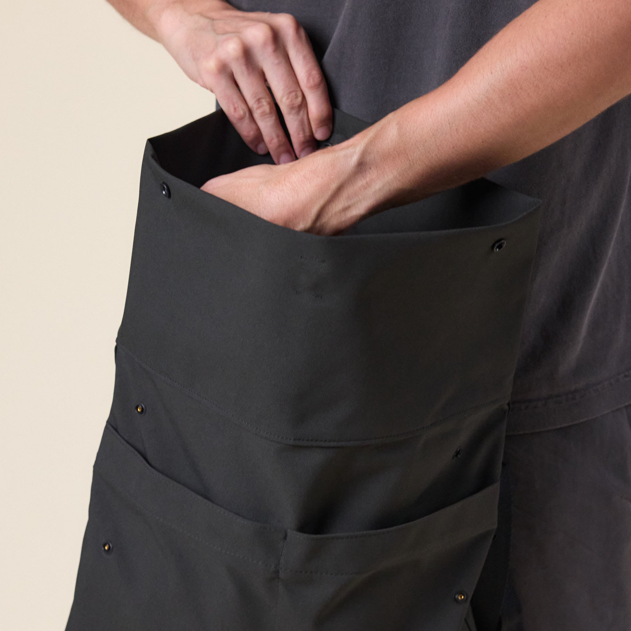 GR10K - Canvas Shoulder Bag - Dark Soil Grey