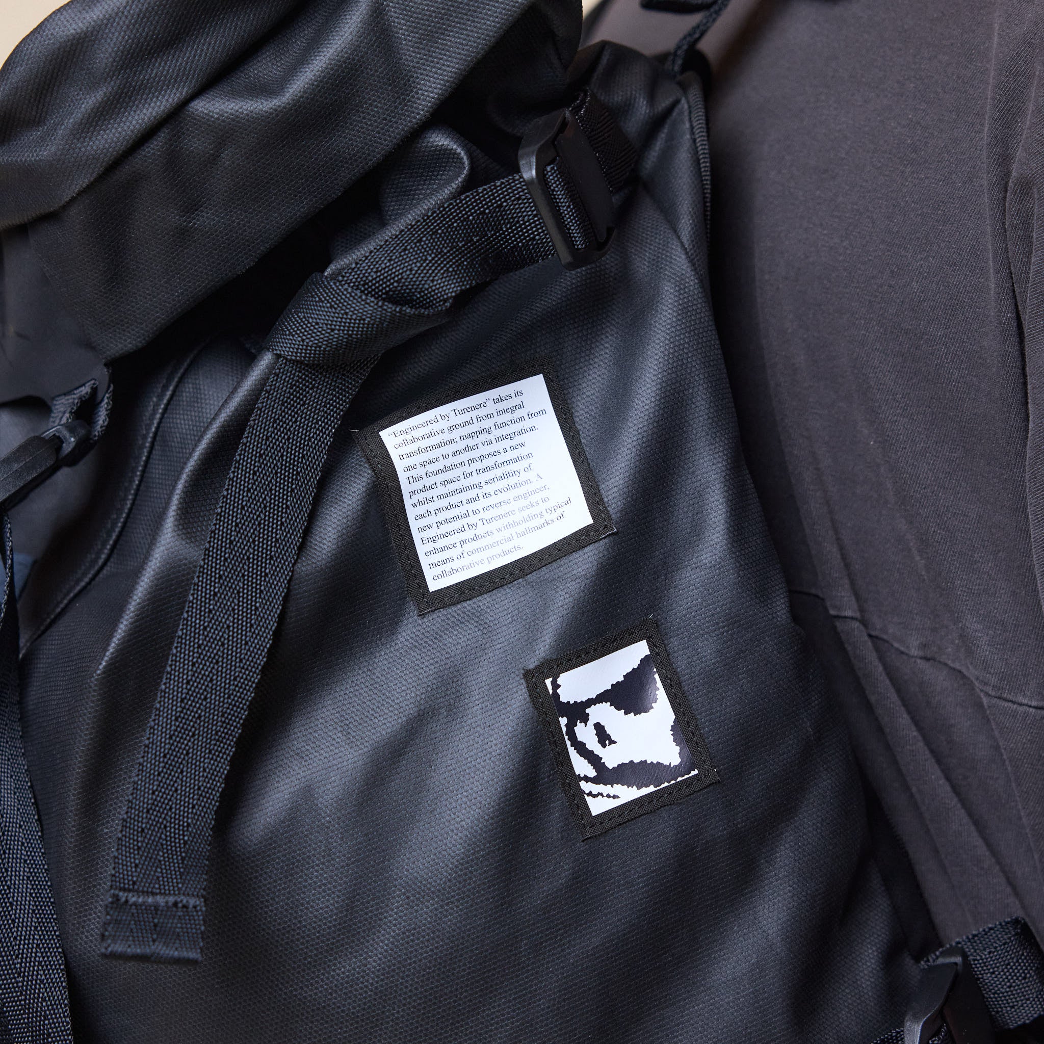 GR10K - Coated Zipped Backpack - Black