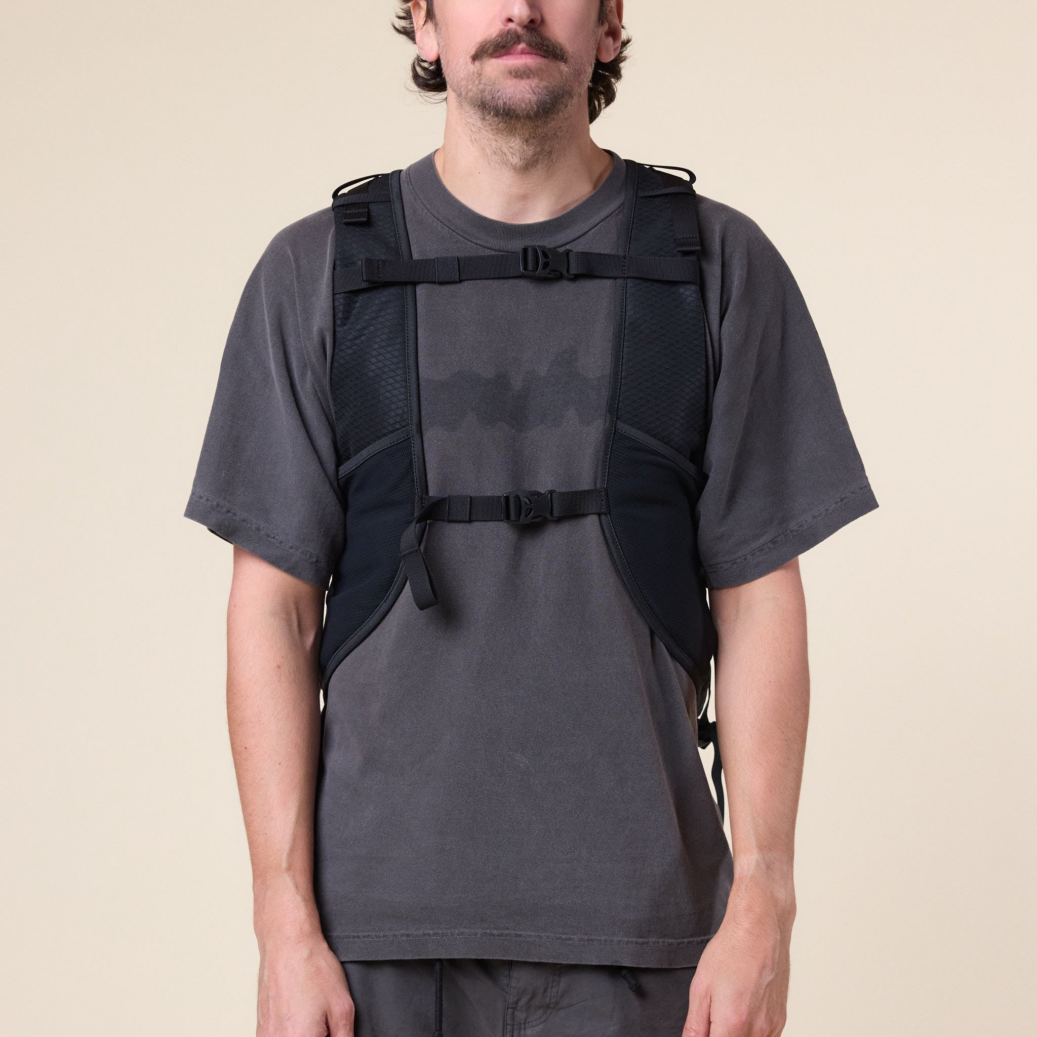 Roa Hiking - Tetsudo Technical Shell Backpack - Beige / Black