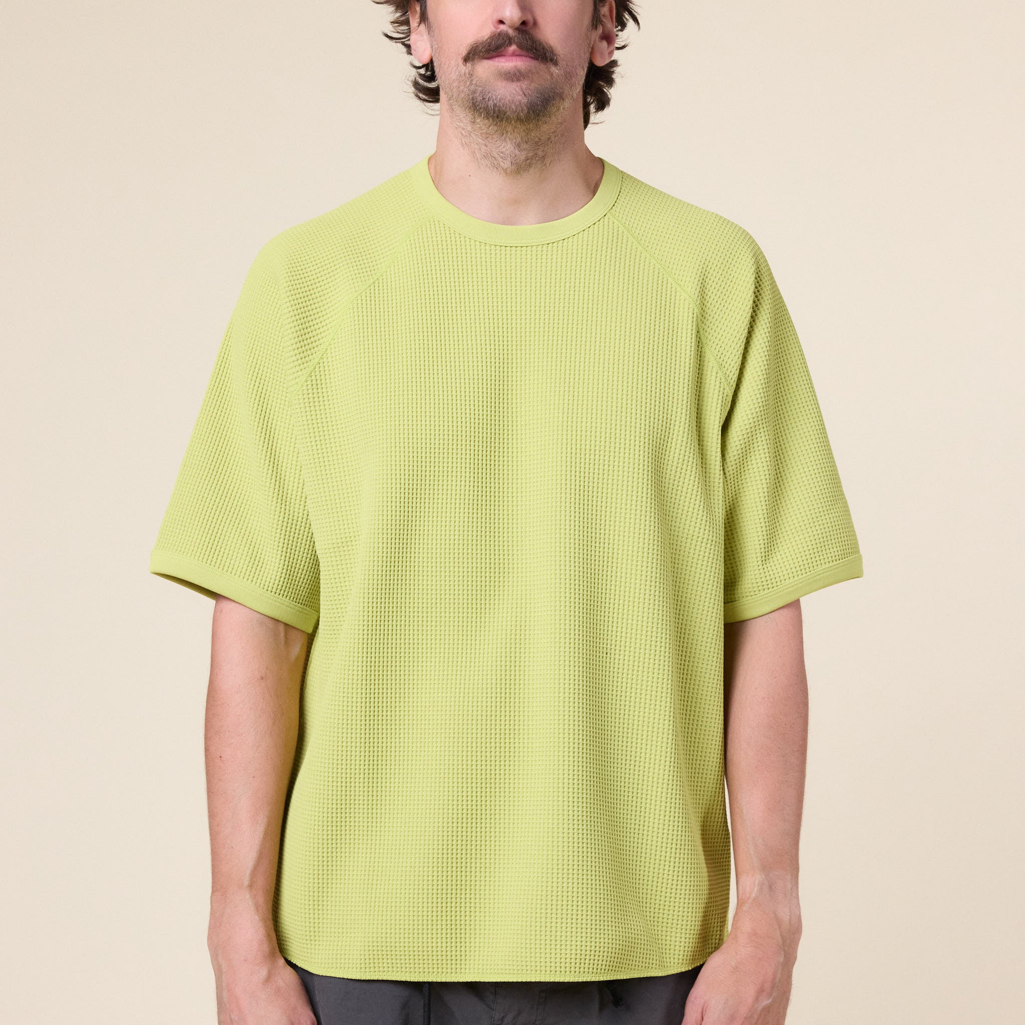 Goldwin - Waffle T-Shirt - Honey Olive