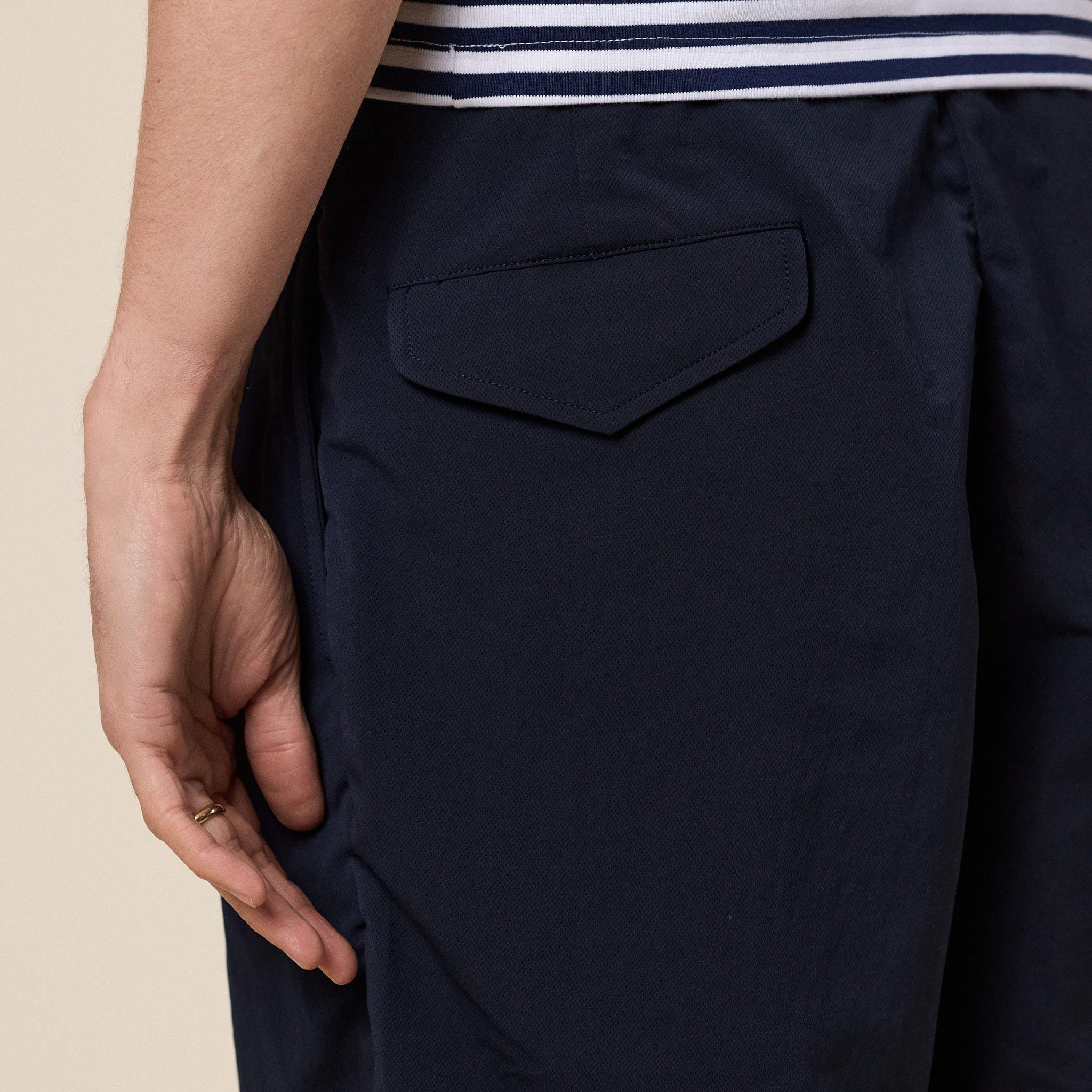 Nanamica - ALPHADRY Double Pleat Shorts - Navy