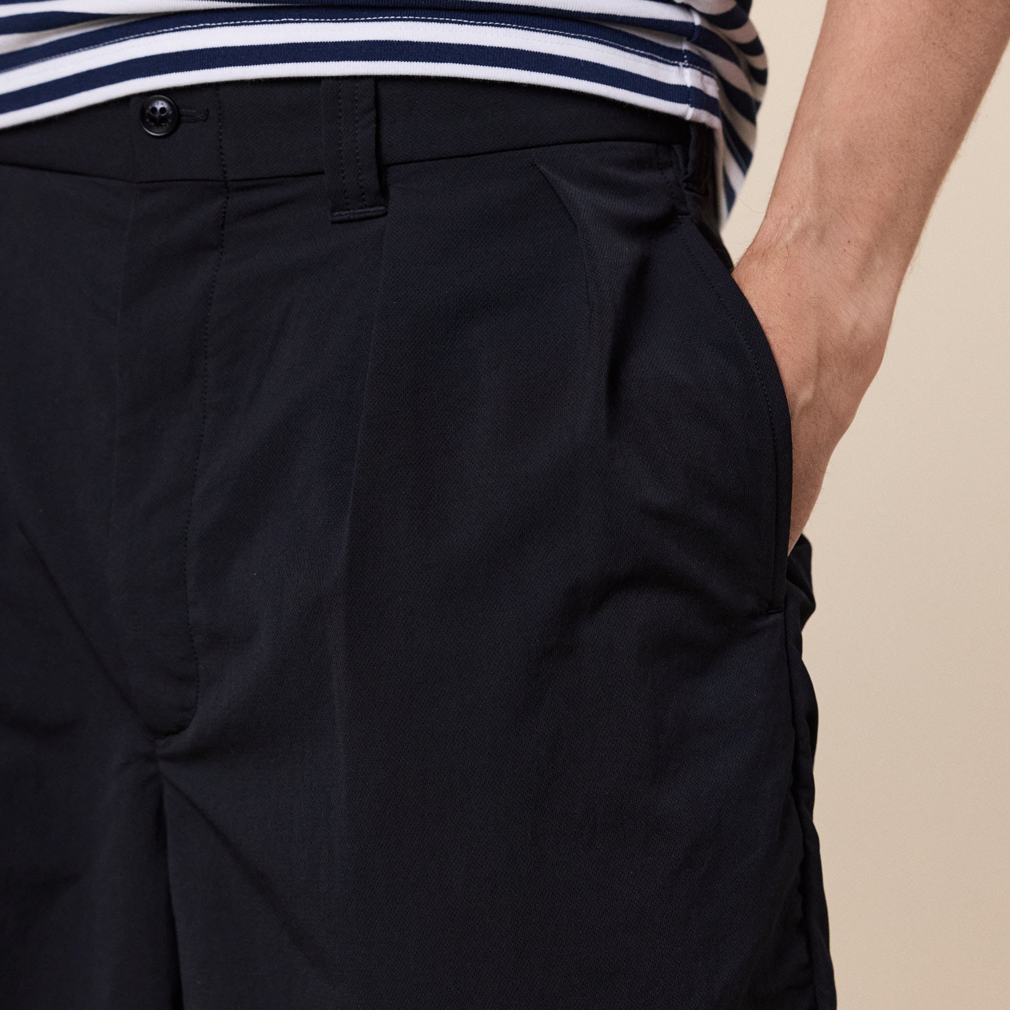 Nanamica - ALPHADRY Double Pleat Shorts - Black