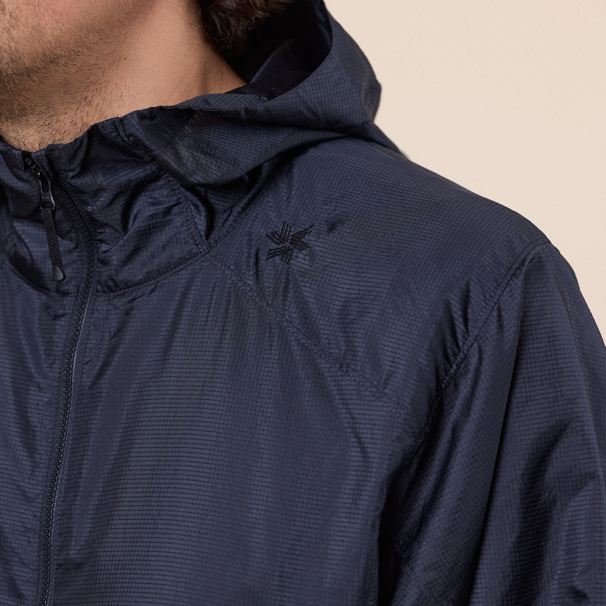 Goldwin - Airly Shell Packable Wind Jacket - Black