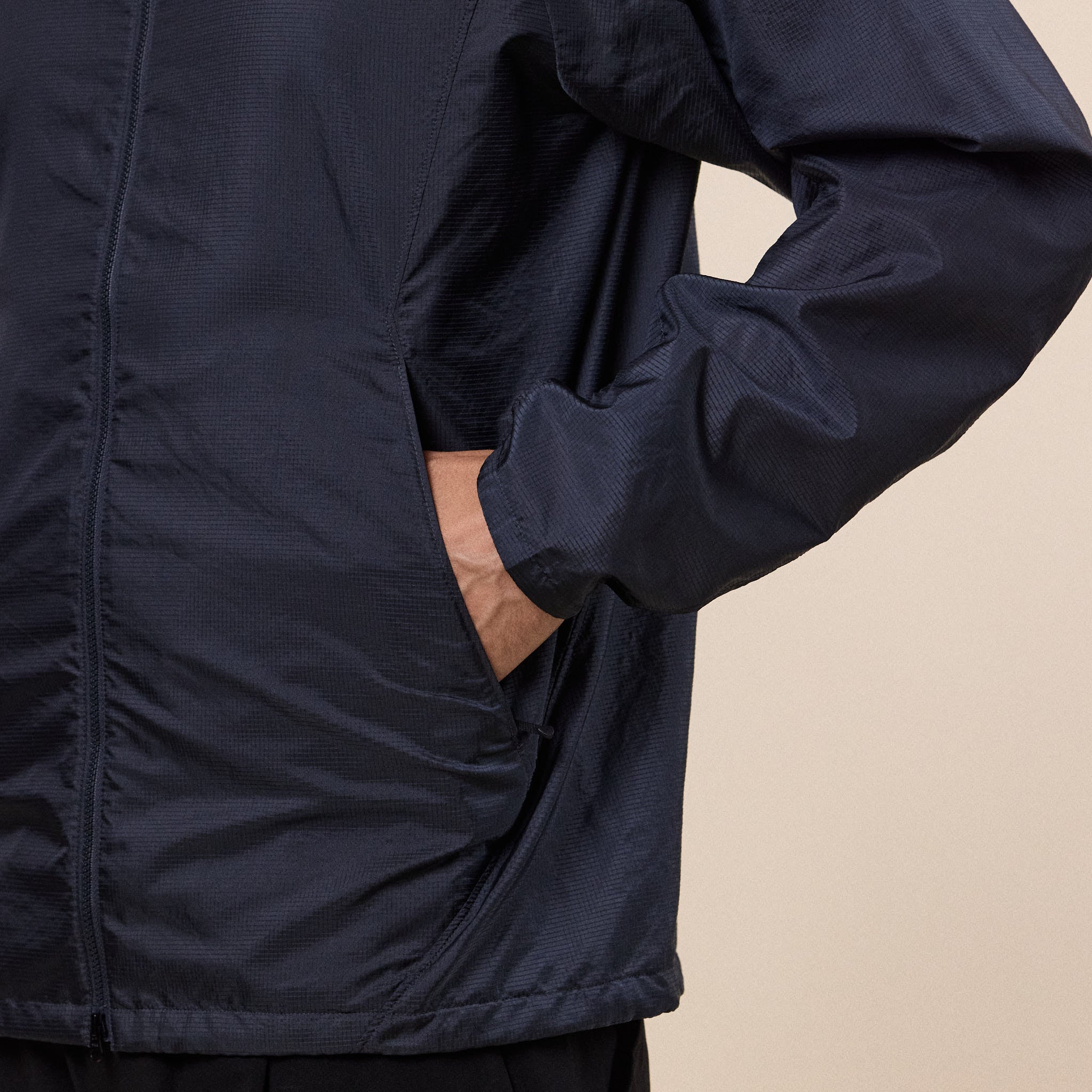 Goldwin - Airly Shell Packable Wind Jacket - Black