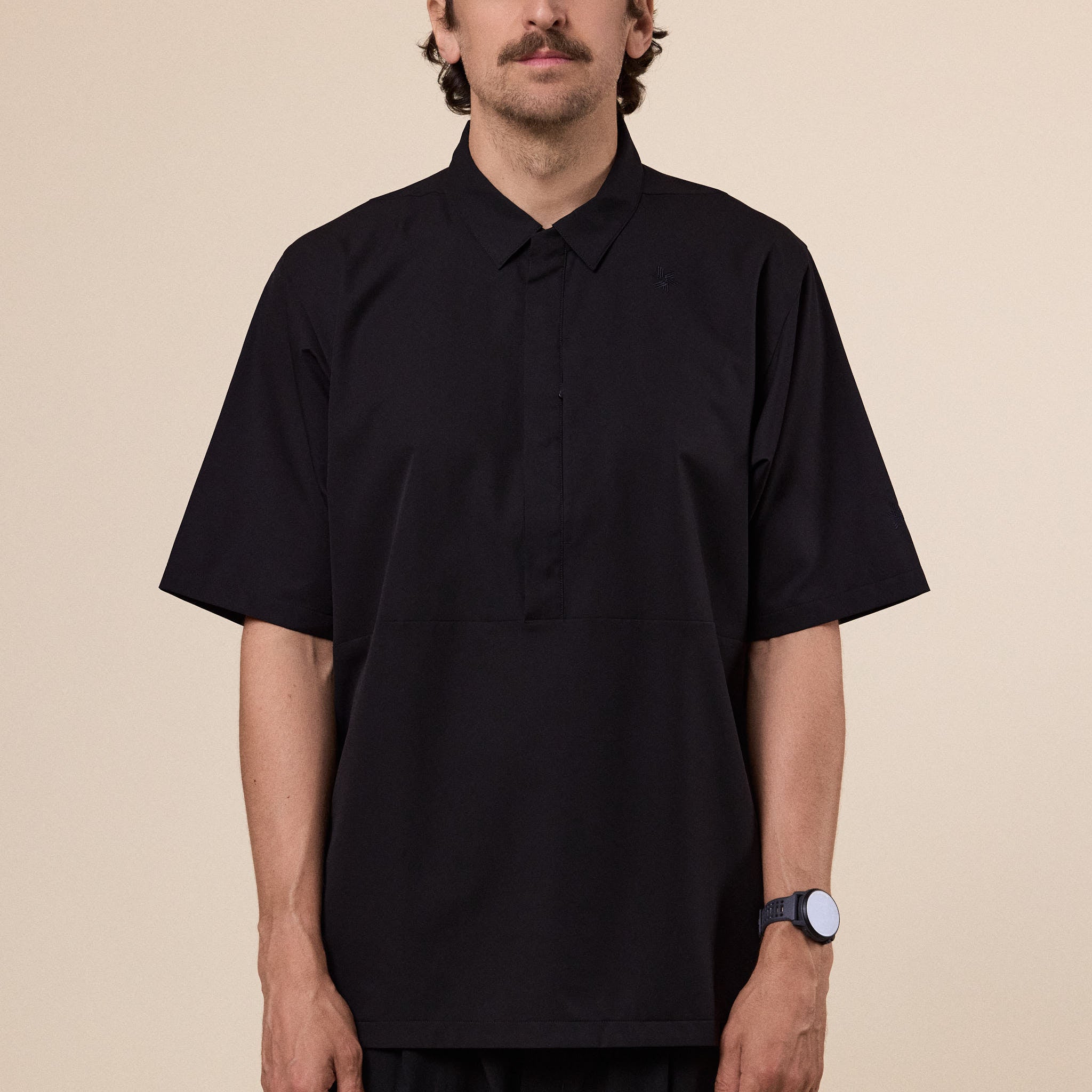 Goldwin - All Direction Light Short Sleeve Shirt - Black