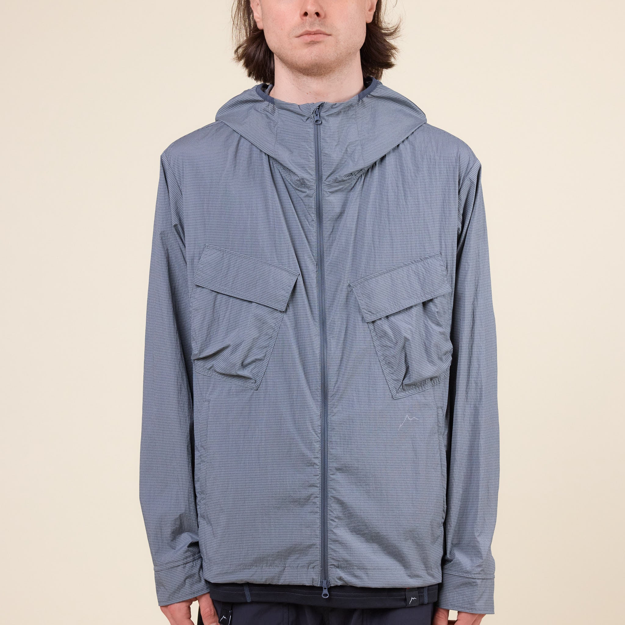 CAYL "Climb As You Love" - Flap Pocket Check Jacket - Dark Grey