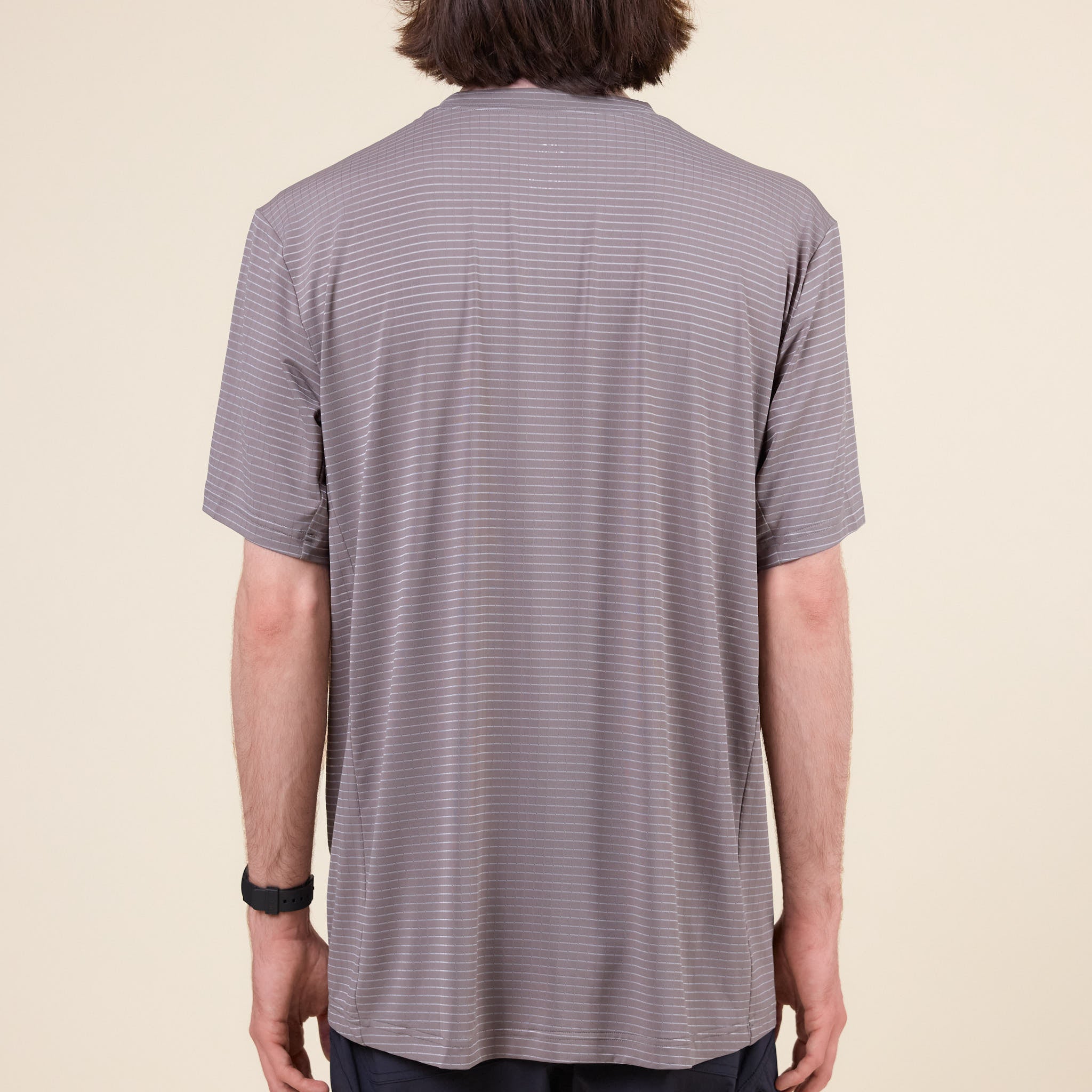 【CAYL】 stripe logo short sleeve / grey CAYL 