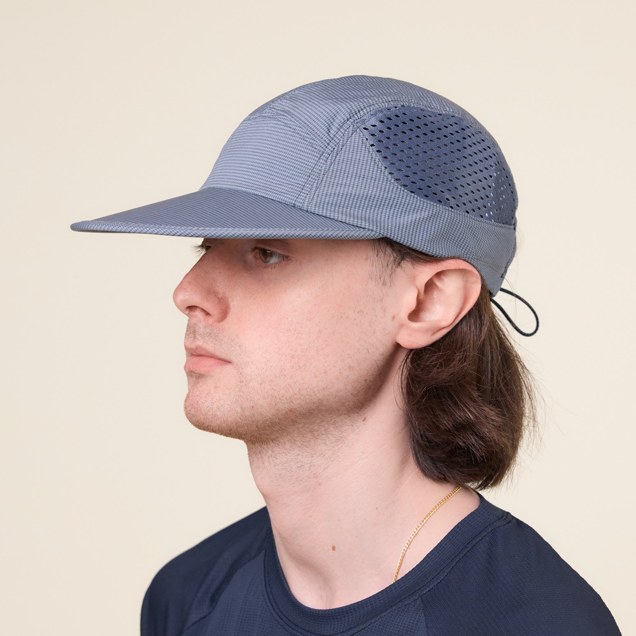 CAYL "Climb As You Love" - Light Check Mesh Cap - Dark Grey