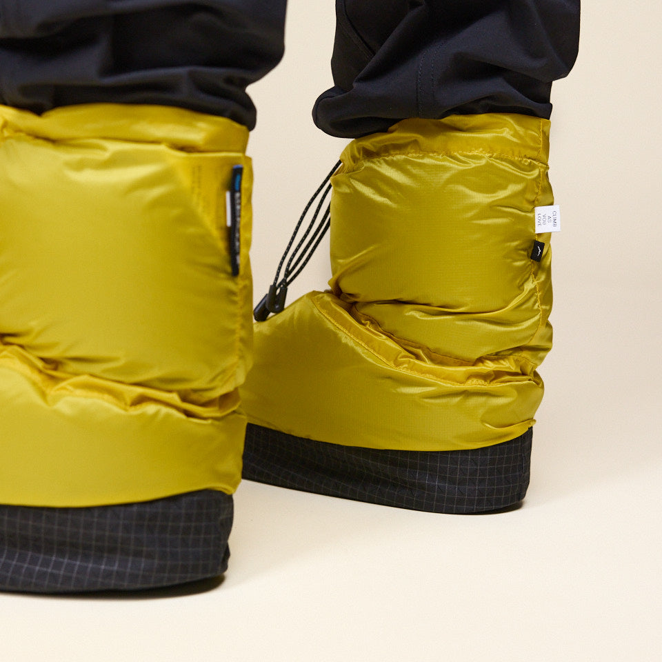 CAYL "Climb As You Love" - Down Booties - Yellow