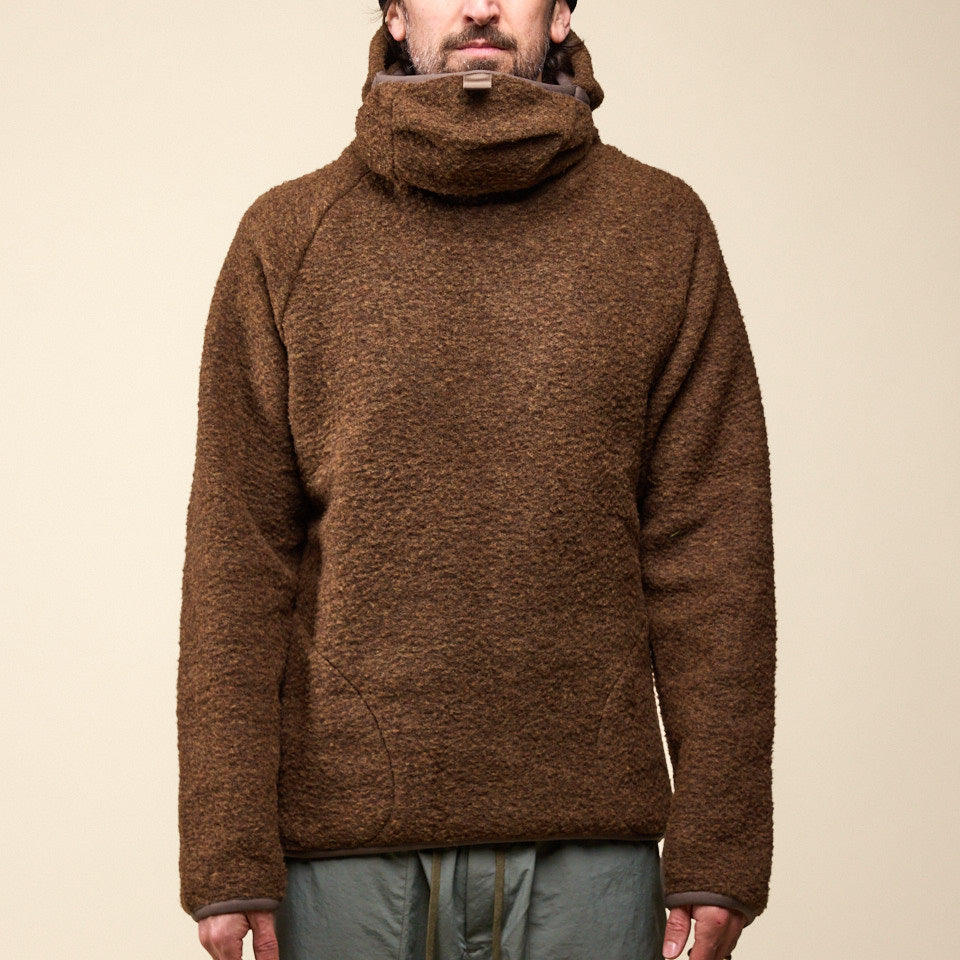 CCP - LT-CA105 Boa Full Face Hoodie - Mocca Brown "ccp stockists" "ccp Japan" "ccp Tokyo"