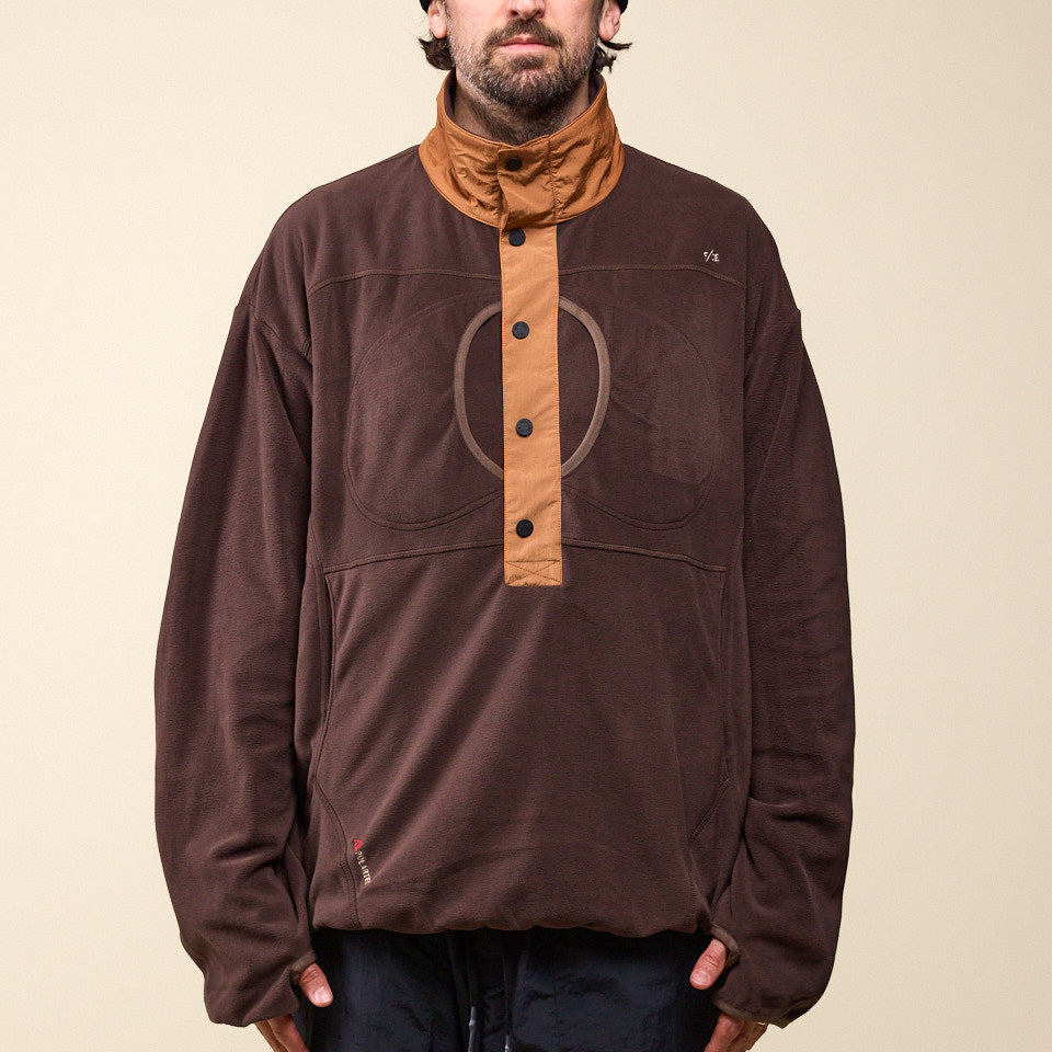 F CE Polartec Micro Fleece Pullover Brown