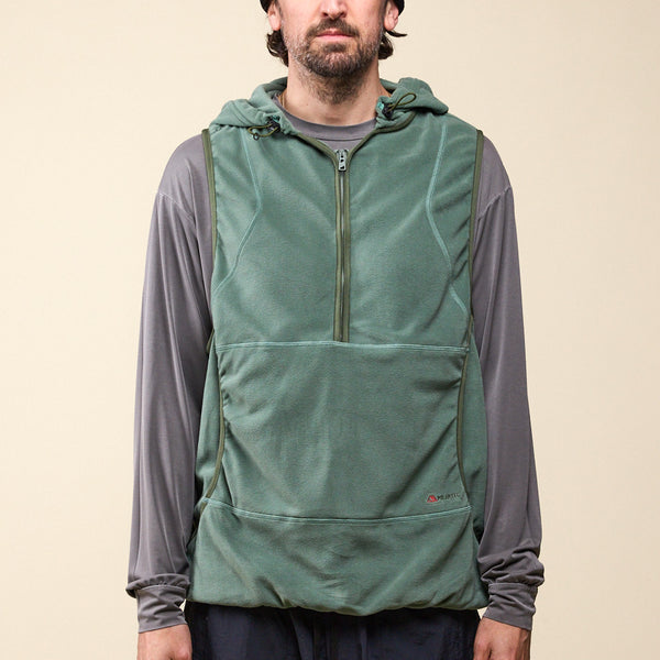 F/CE - Polartec® Micro Fleece Vest - Foliage Green | T.T.O.O
