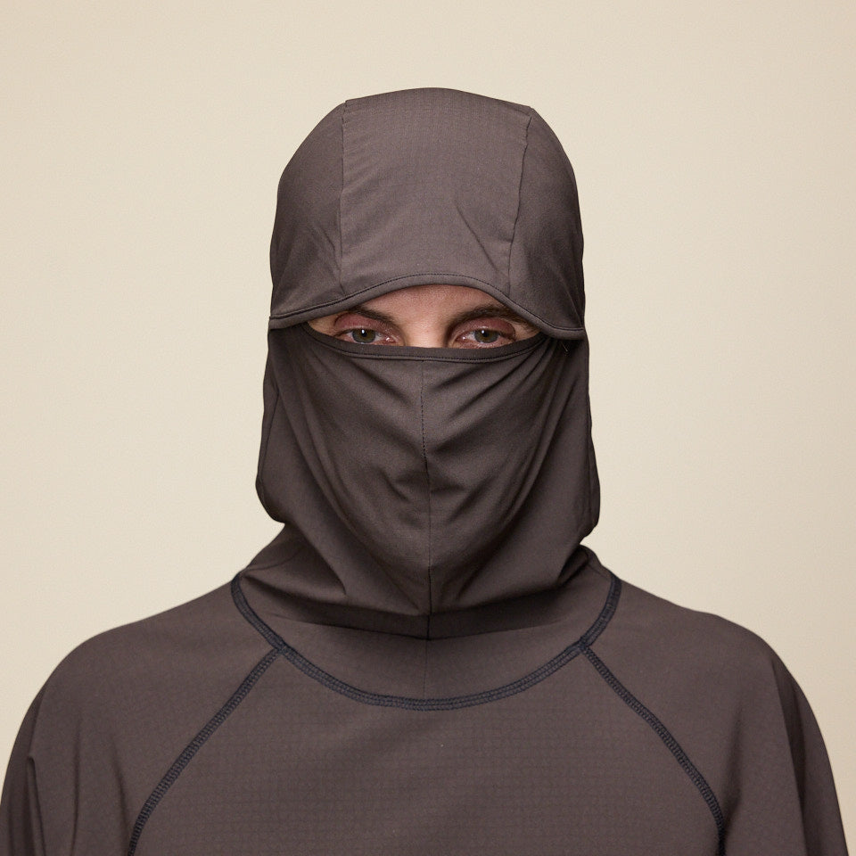 DEMARCOLAB - Stormfleece™ Mask Hoodie - Brown