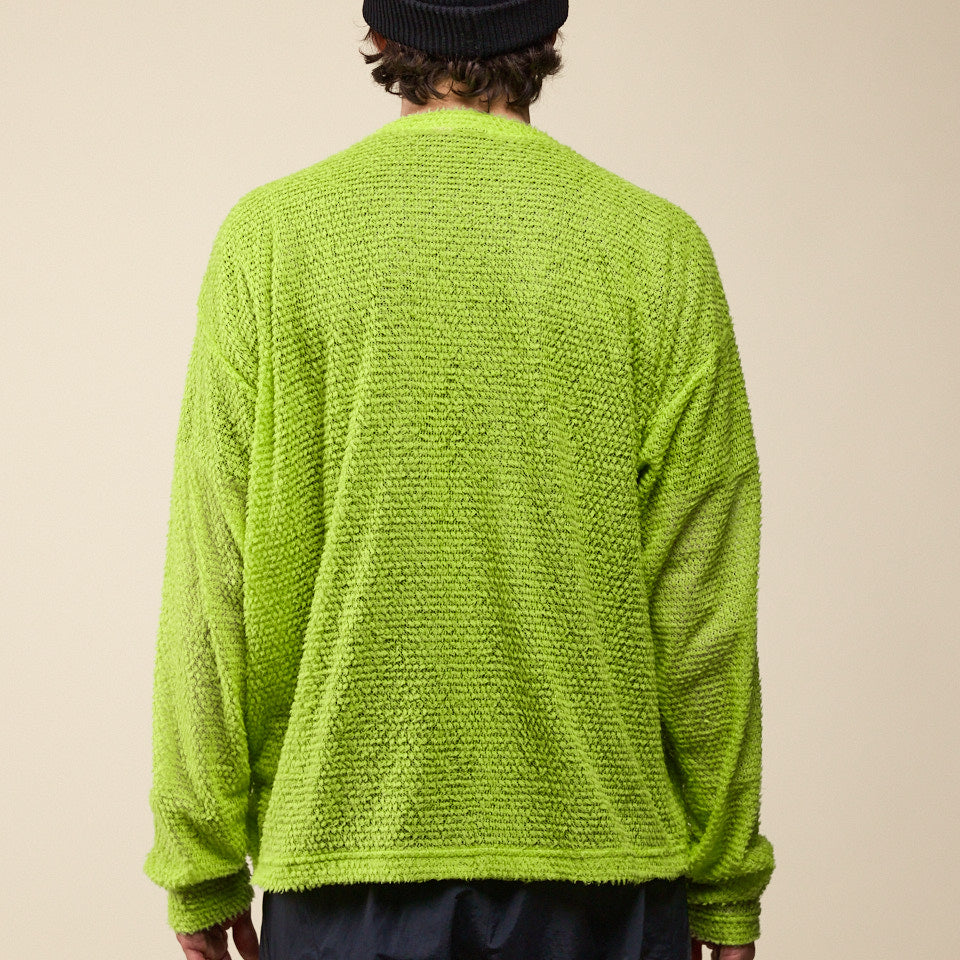 Gnuhr - Shag Long Sleeve T-Shirt - Lime Green