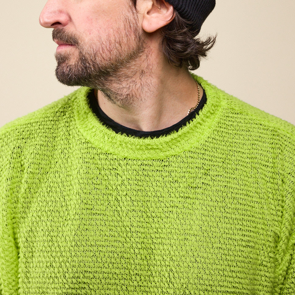 Gnuhr - Shag Long Sleeve T-Shirt - Lime Green