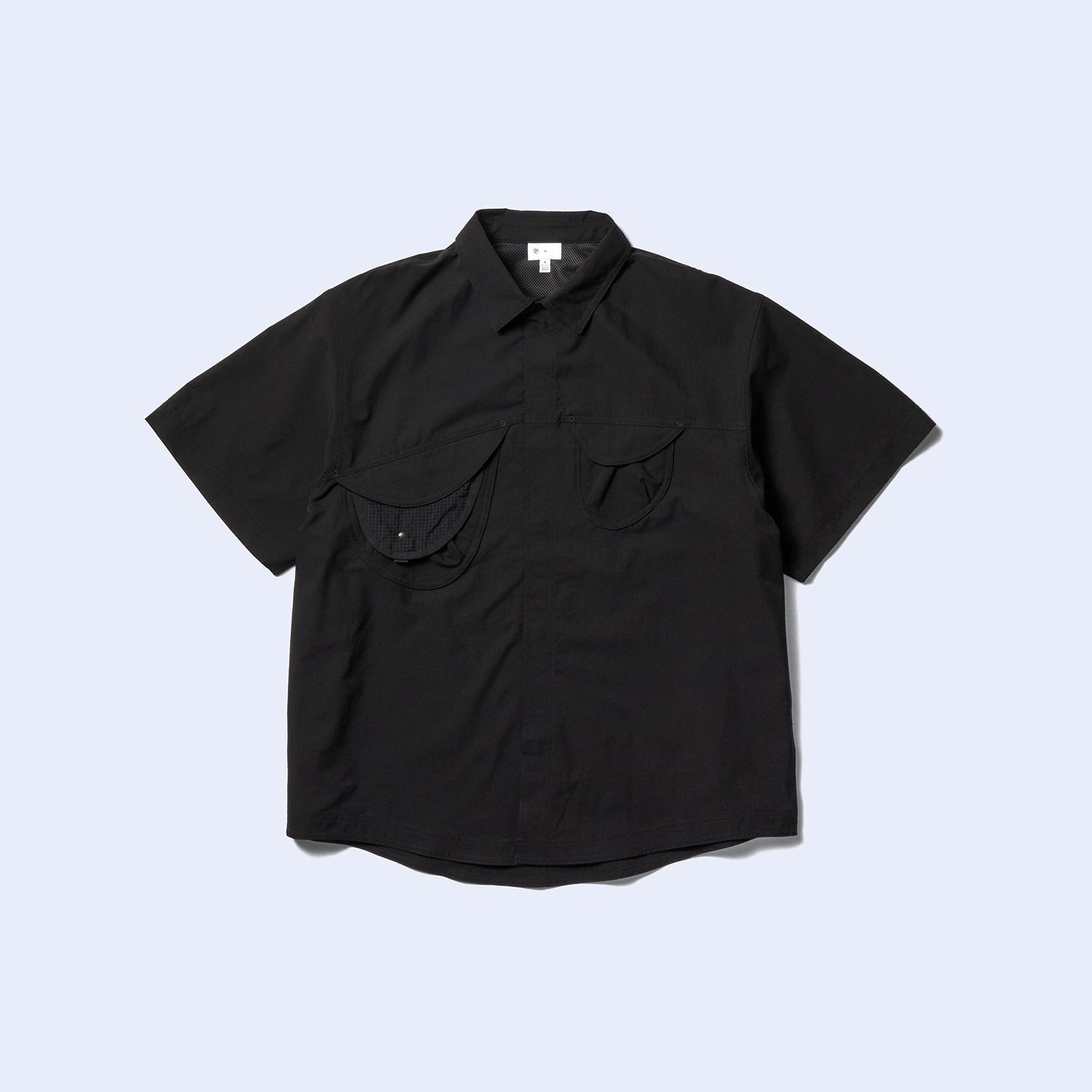 Goldwin 0 - Asymmetric Camp Shirt - Black GZ55103