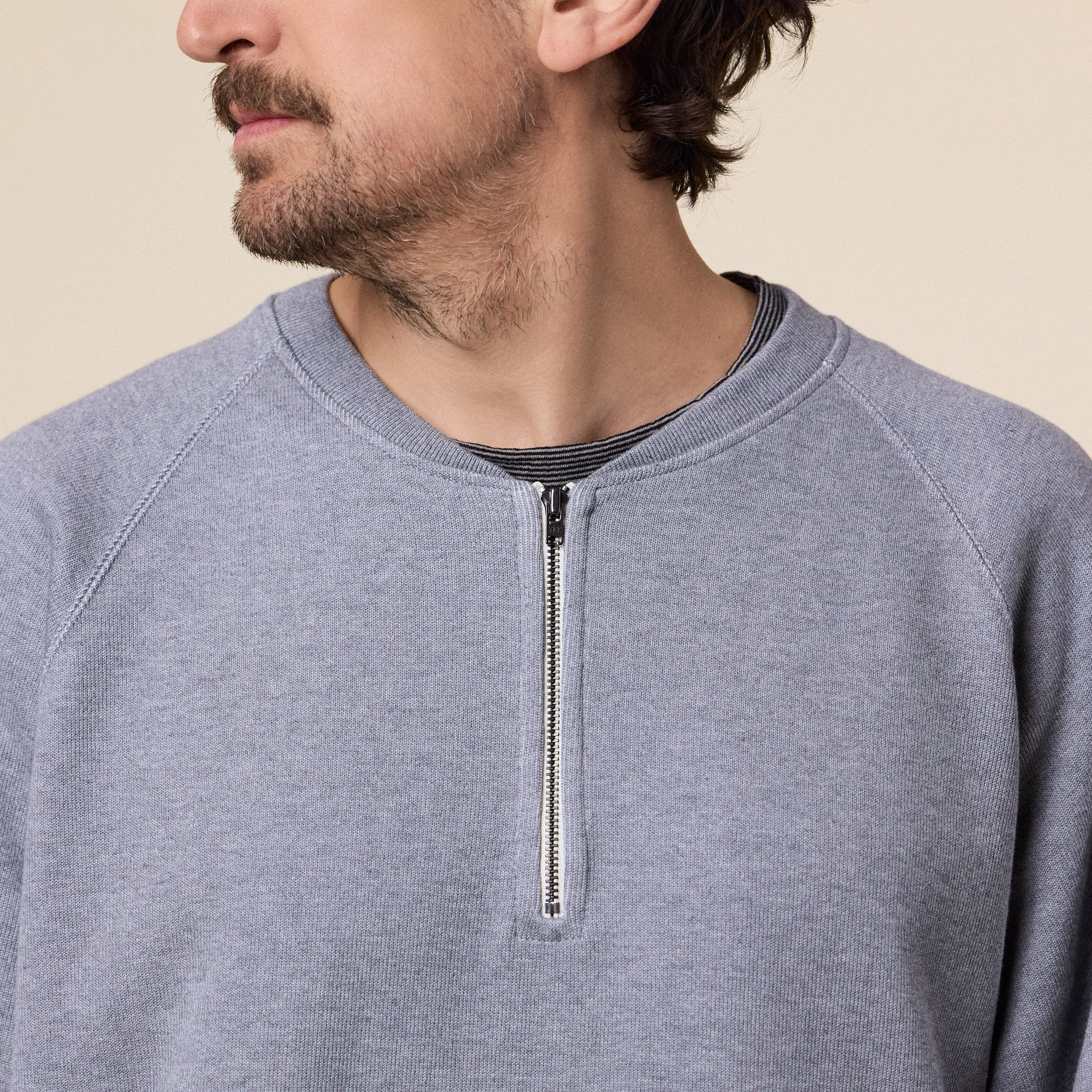 Nanamica - Half Zip Sweat - Grey