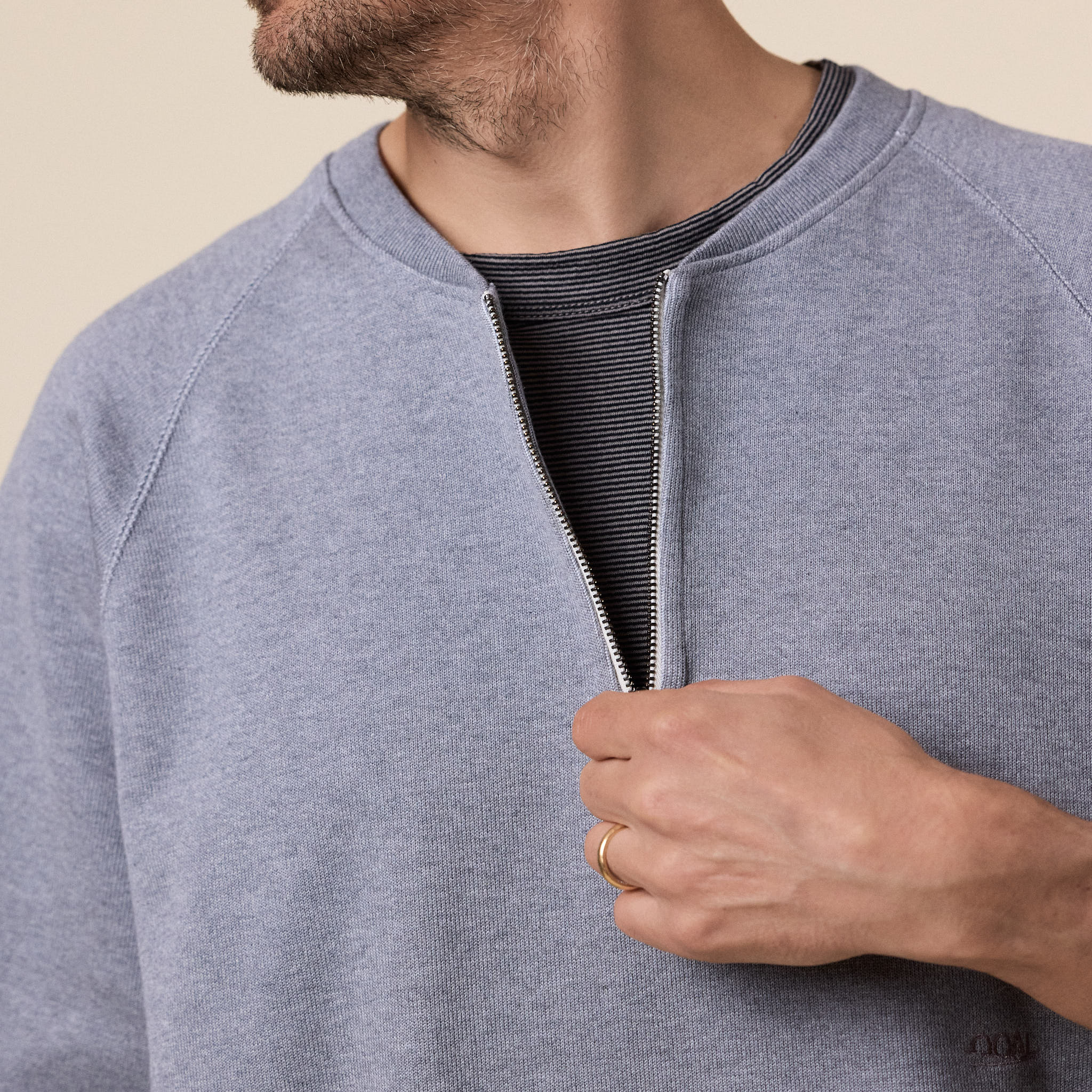 Nanamica - Half Zip Sweat - Grey