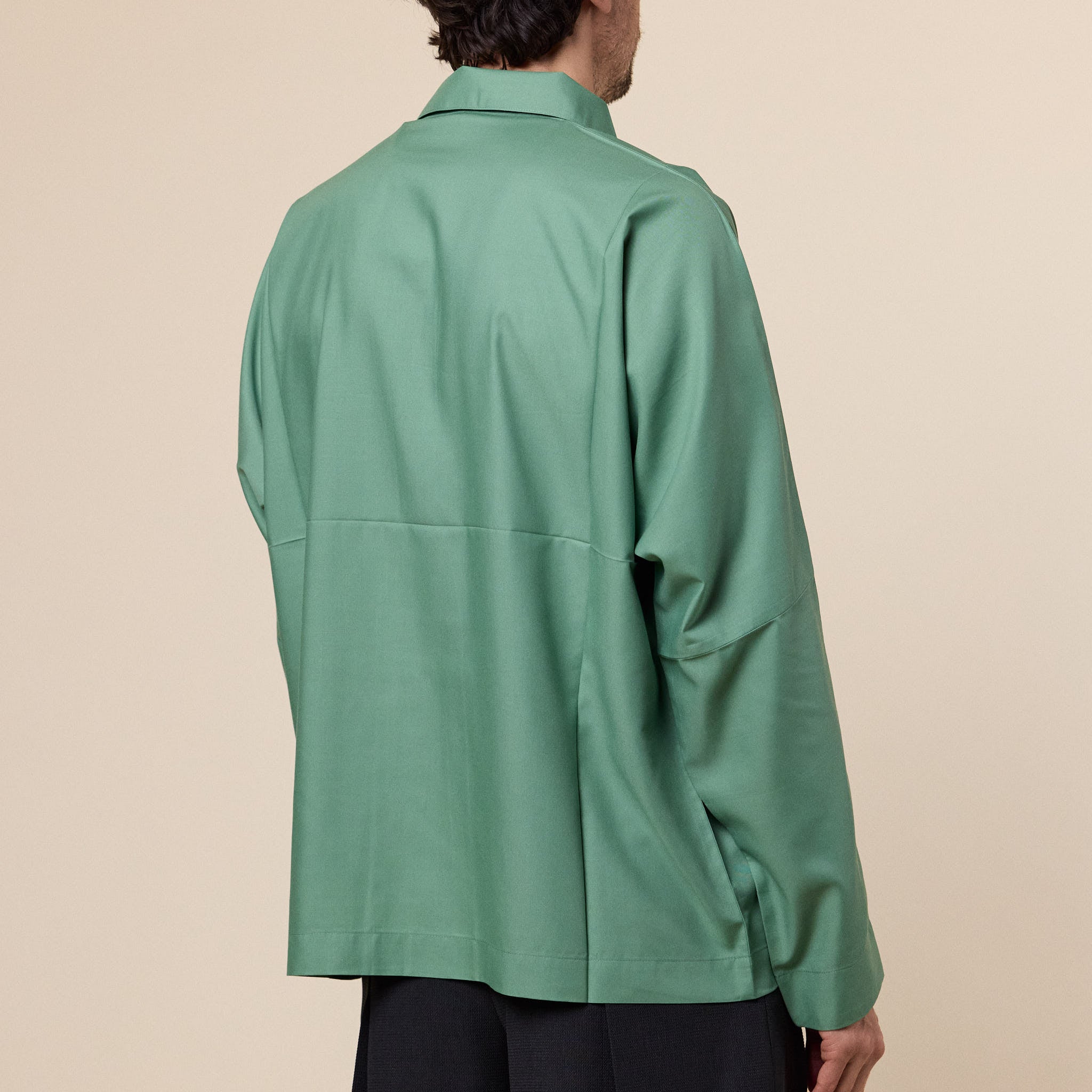IM MEN - Compact Shirt - Light Green