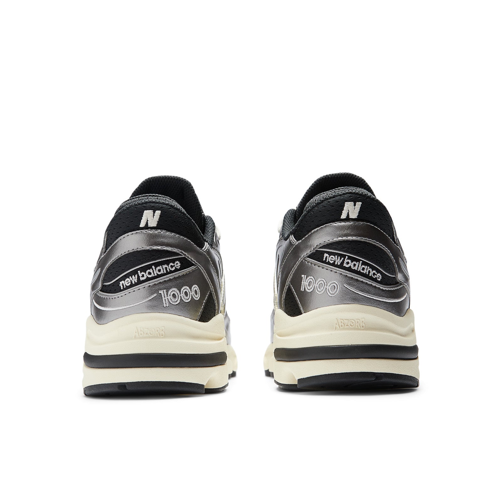 New Balance - 1000 Shoes - Silver Metallic with Black & Dawn Glow M1000SL