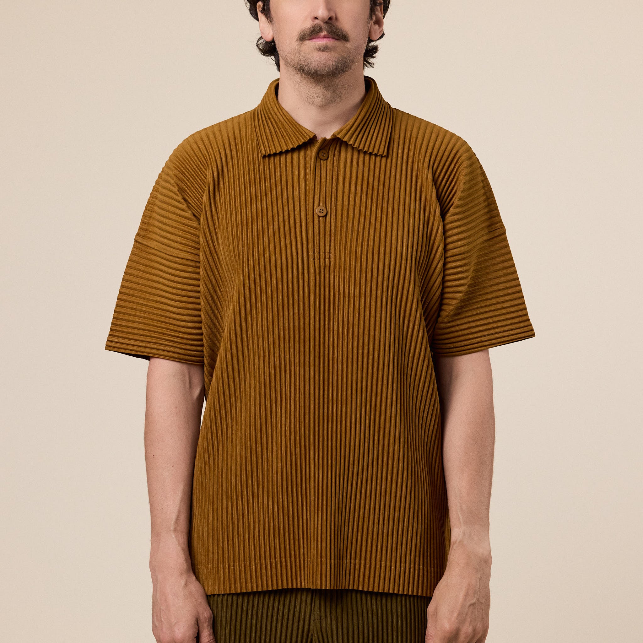 Homme Plissé Issey Miyake - Monthly Colours Shirt - Venice Boat Brown