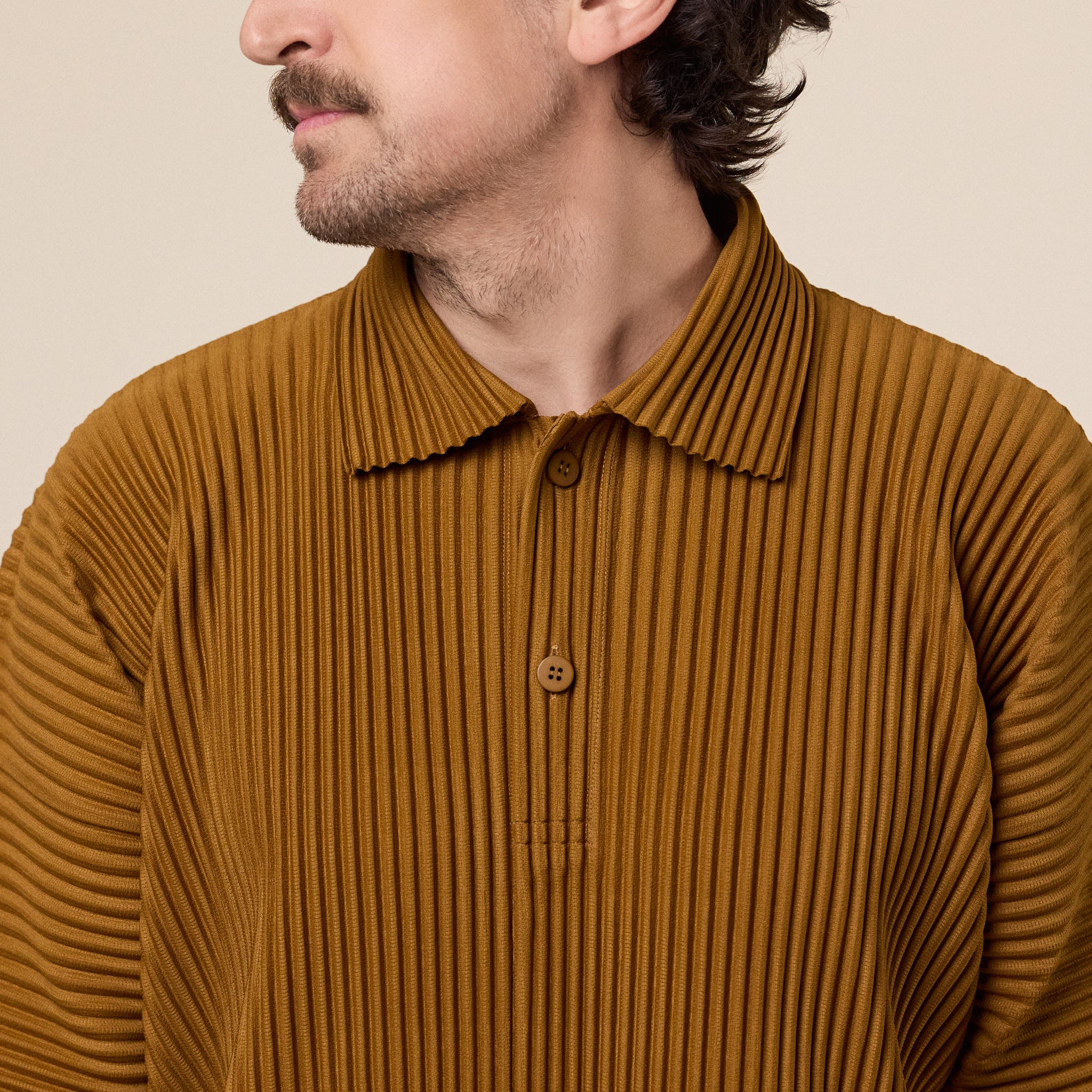 Homme Plissé Issey Miyake - Monthly Colours Shirt - Venice Boat Brown