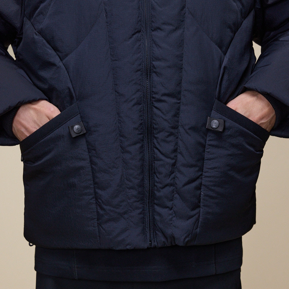 NINEpointNINE x LI-NING - Tiles Puffer Down Jacket - Black