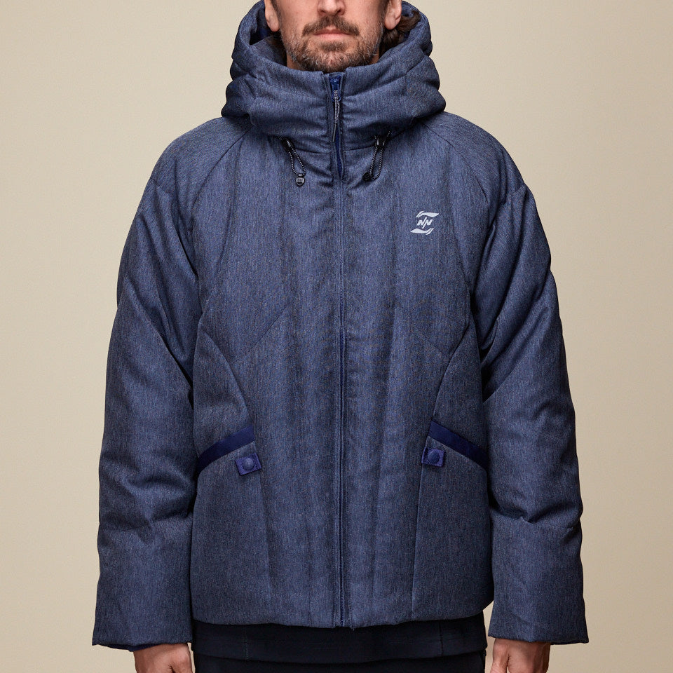 NINEpointNINE x LI-NING - Tiles Puffer Down Jacket - Future-Denim